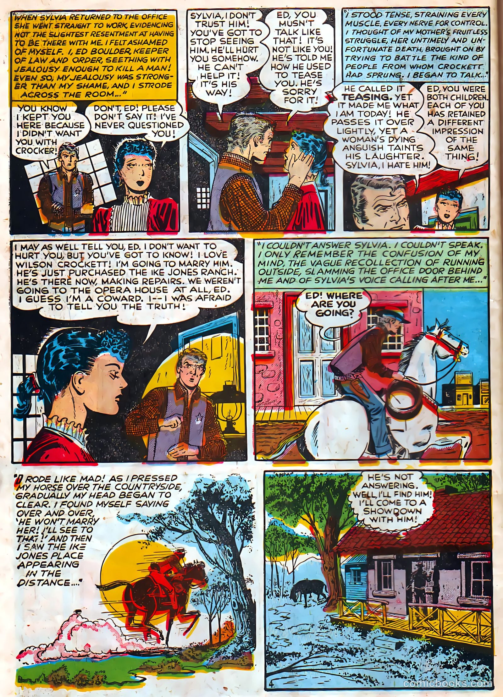 Target Western Romances #106 (1949) — page 30 of 36