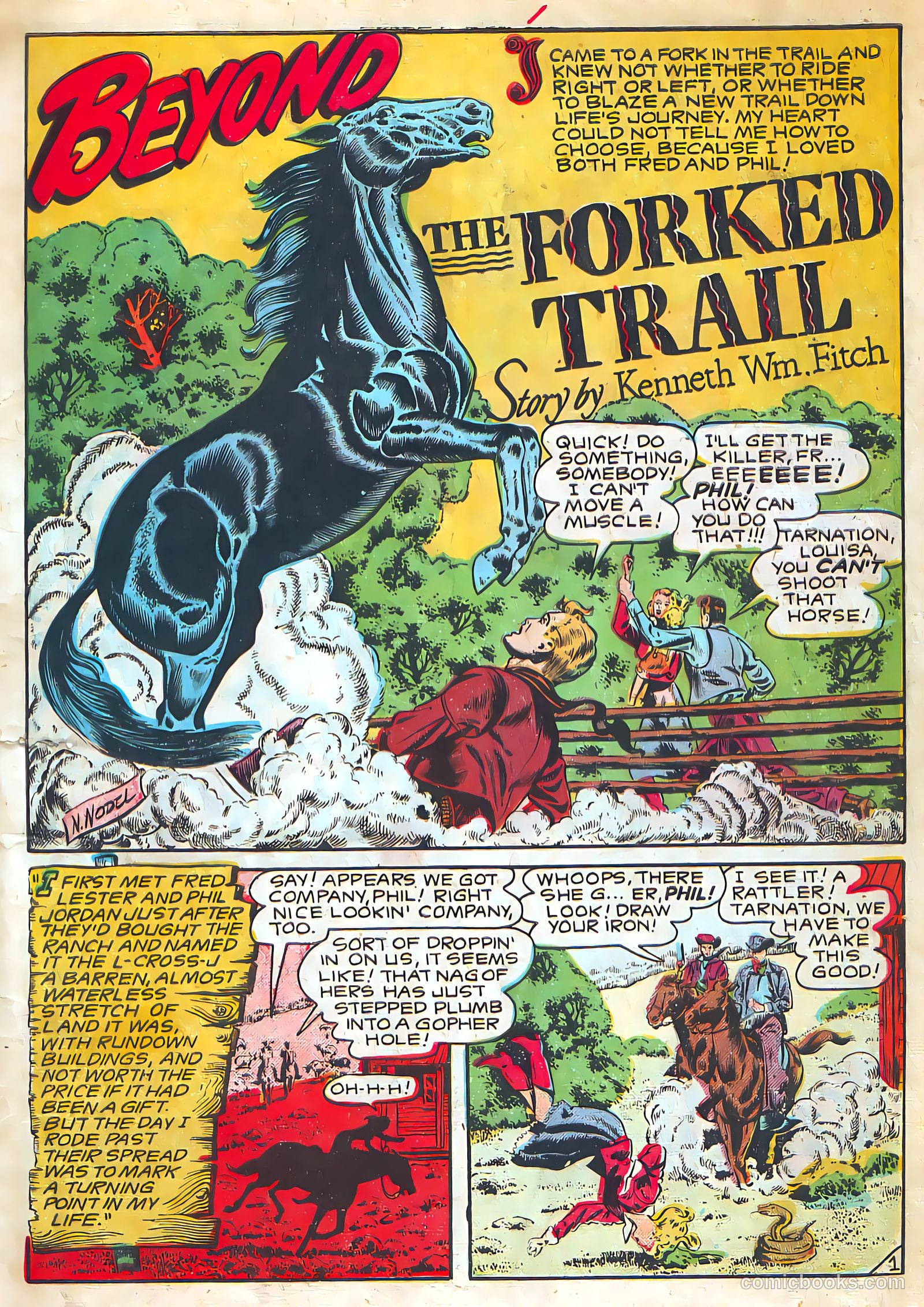 Target Western Romances #107 (1949) — page 3 of 36