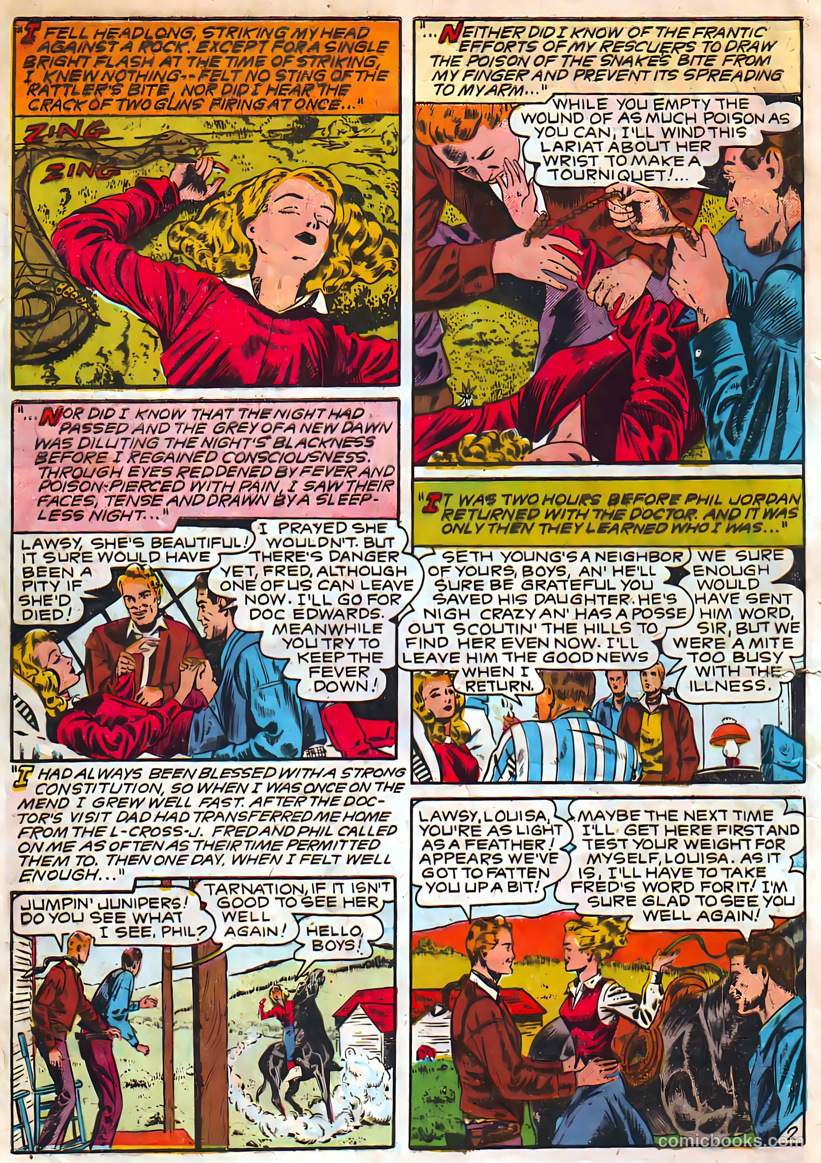 Target Western Romances #107 (1949) — page 4 of 36