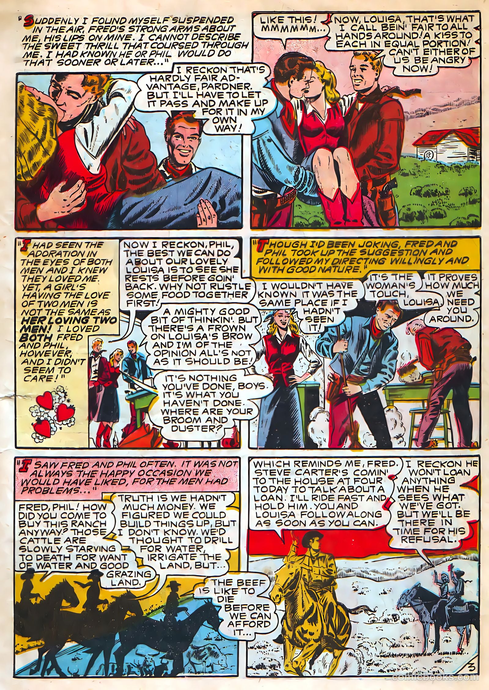Target Western Romances #107 (1949) — page 5 of 36
