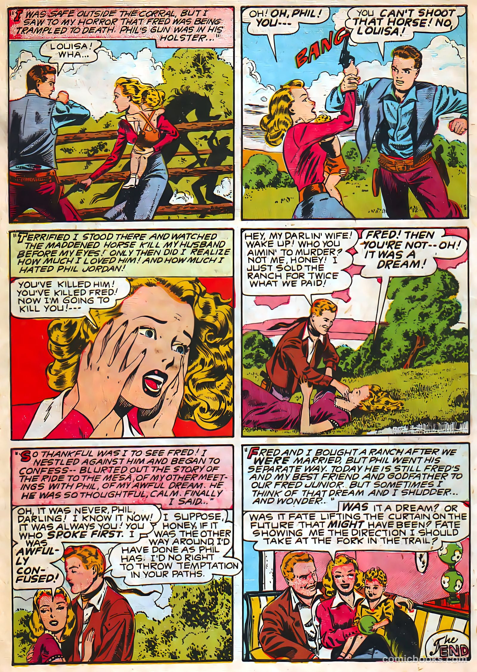 Target Western Romances #107 (1949) — page 10 of 36