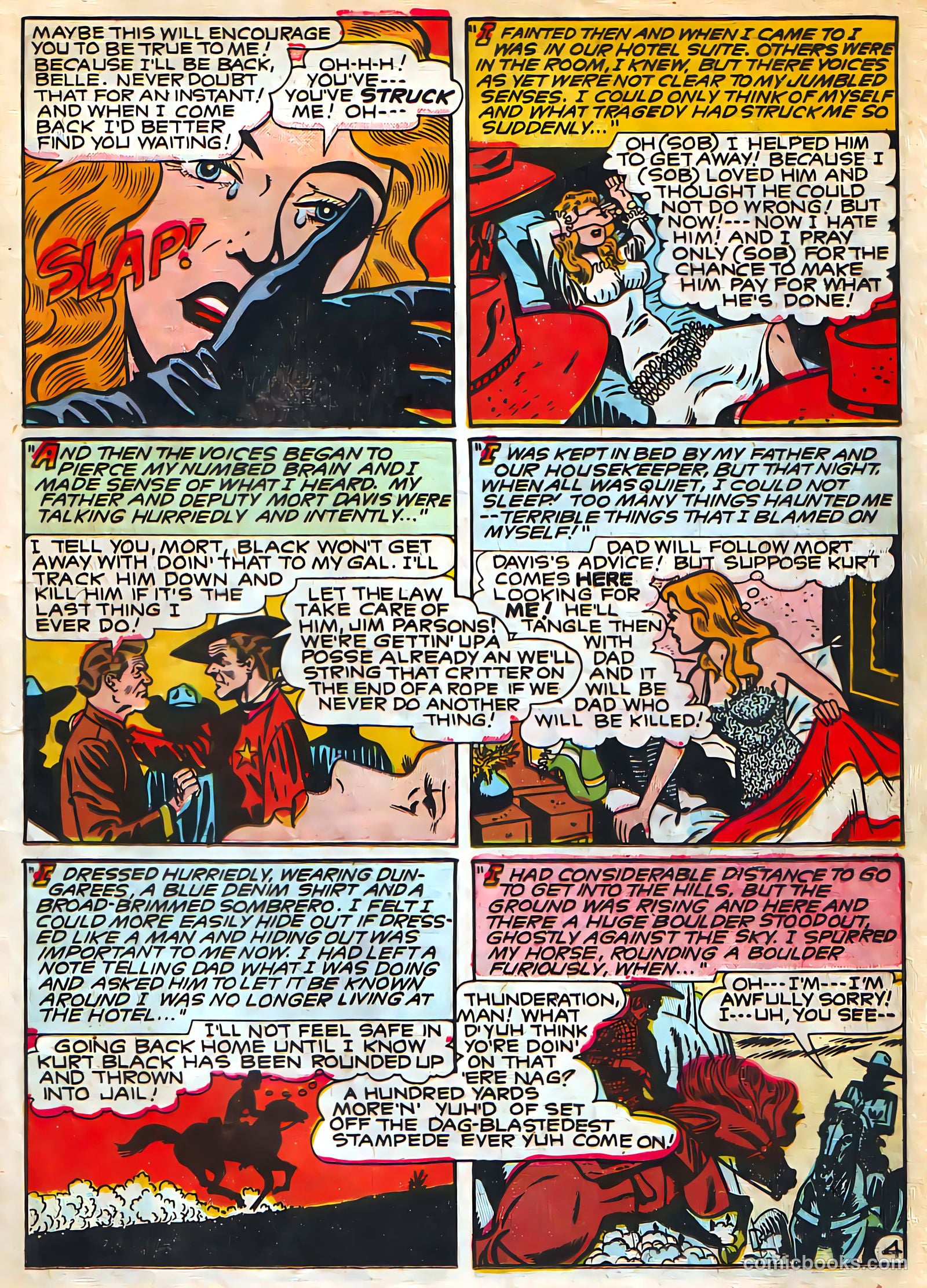 Target Western Romances #107 (1949) — page 15 of 36