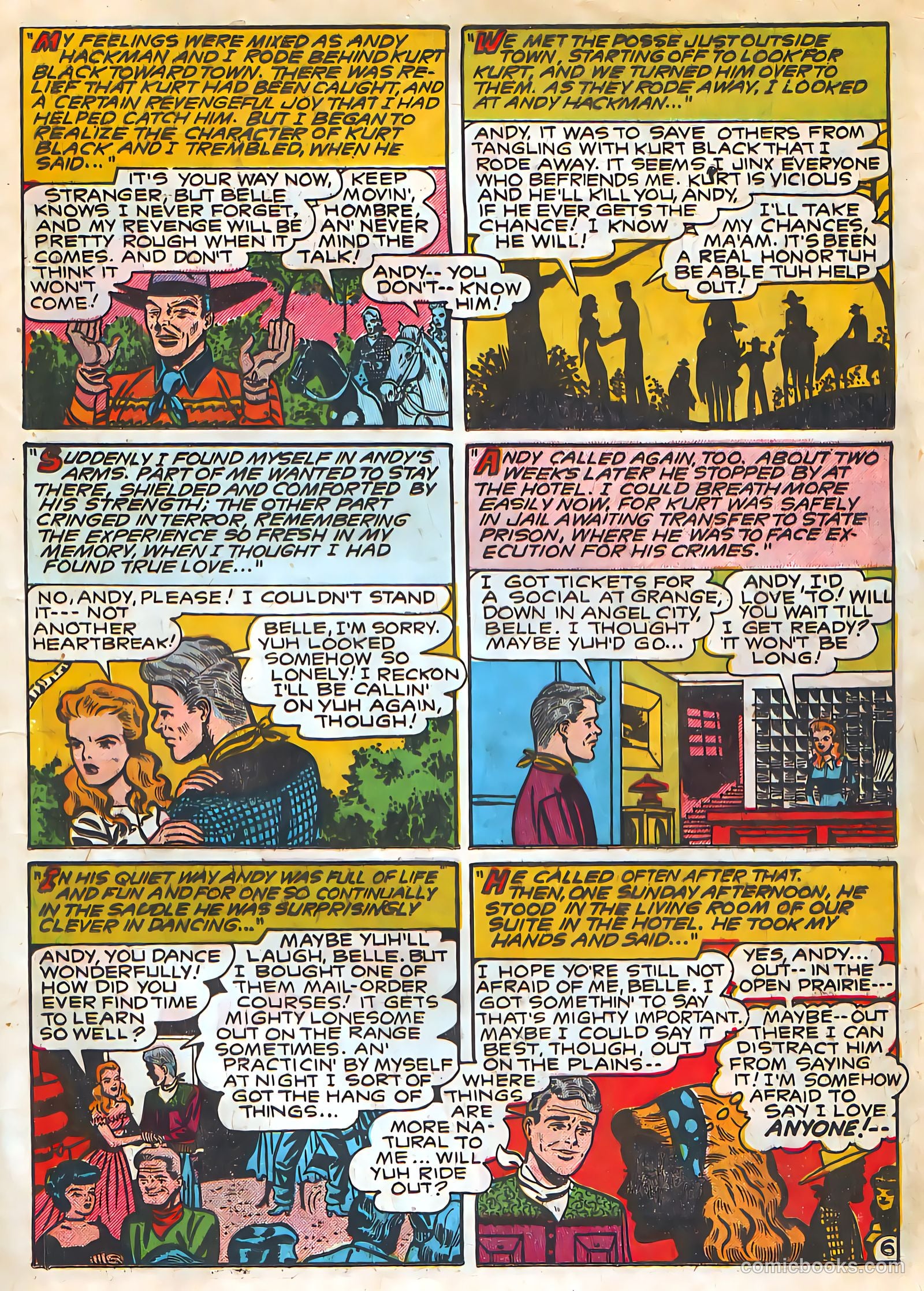 Target Western Romances #107 (1949) — page 17 of 36