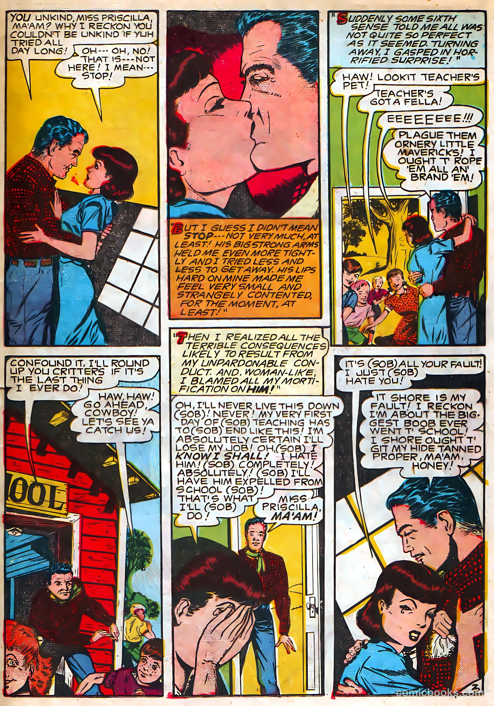 Target Western Romances #107 (1949) — page 23 of 36