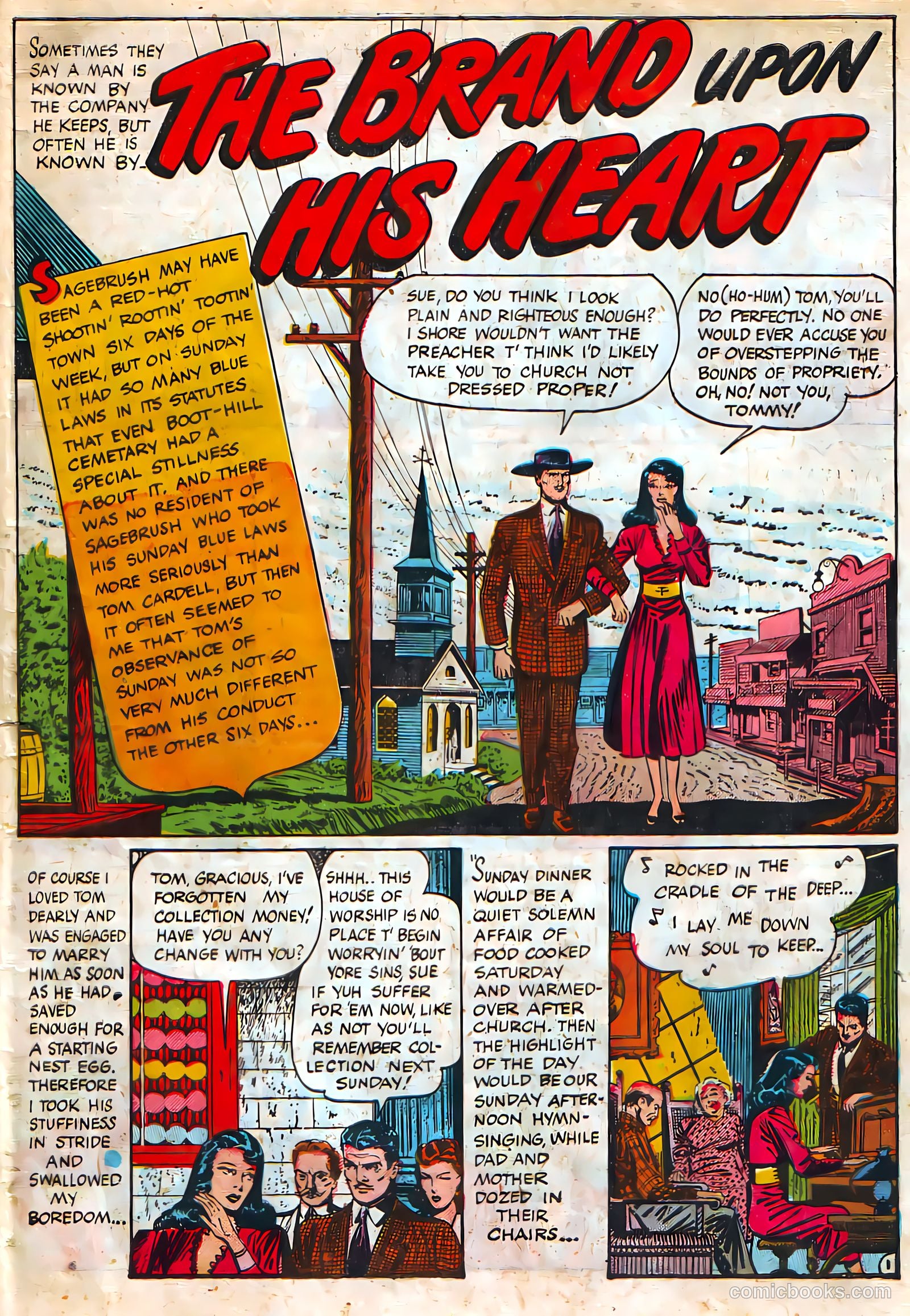 Target Western Romances #107 (1949) — page 27 of 36
