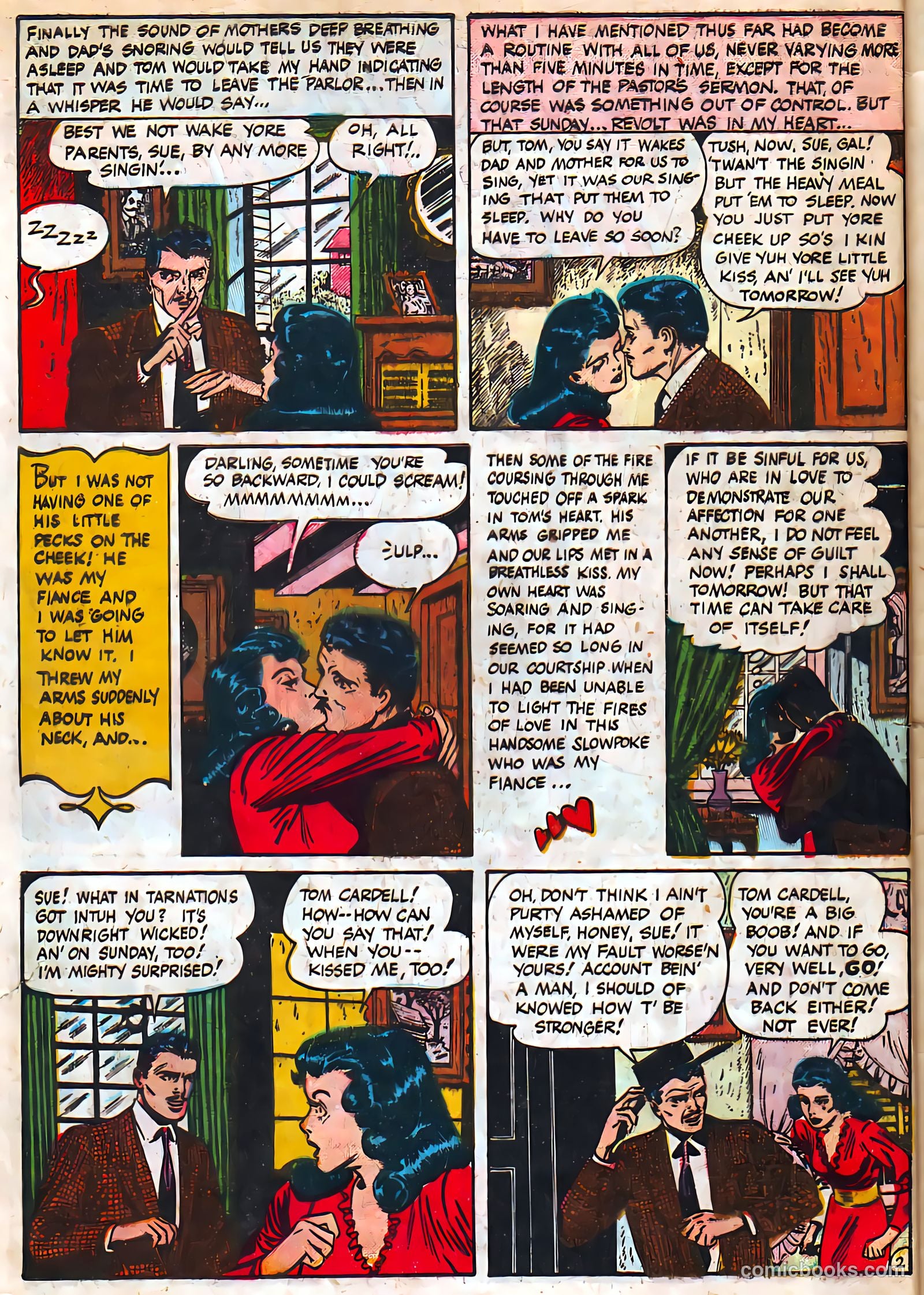 Target Western Romances #107 (1949) — page 28 of 36