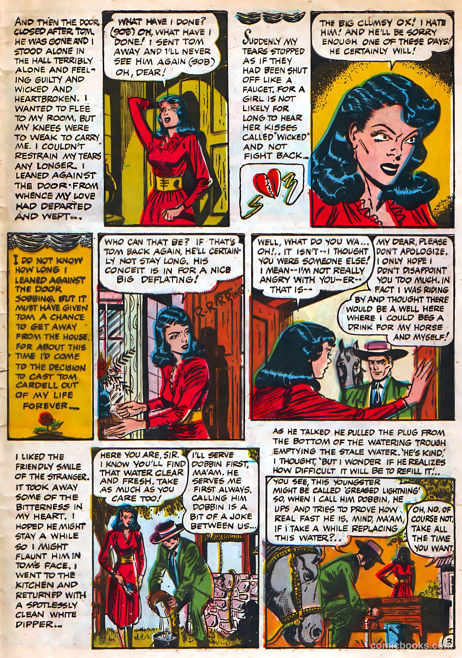 Target Western Romances #107 (1949) — page 29 of 36