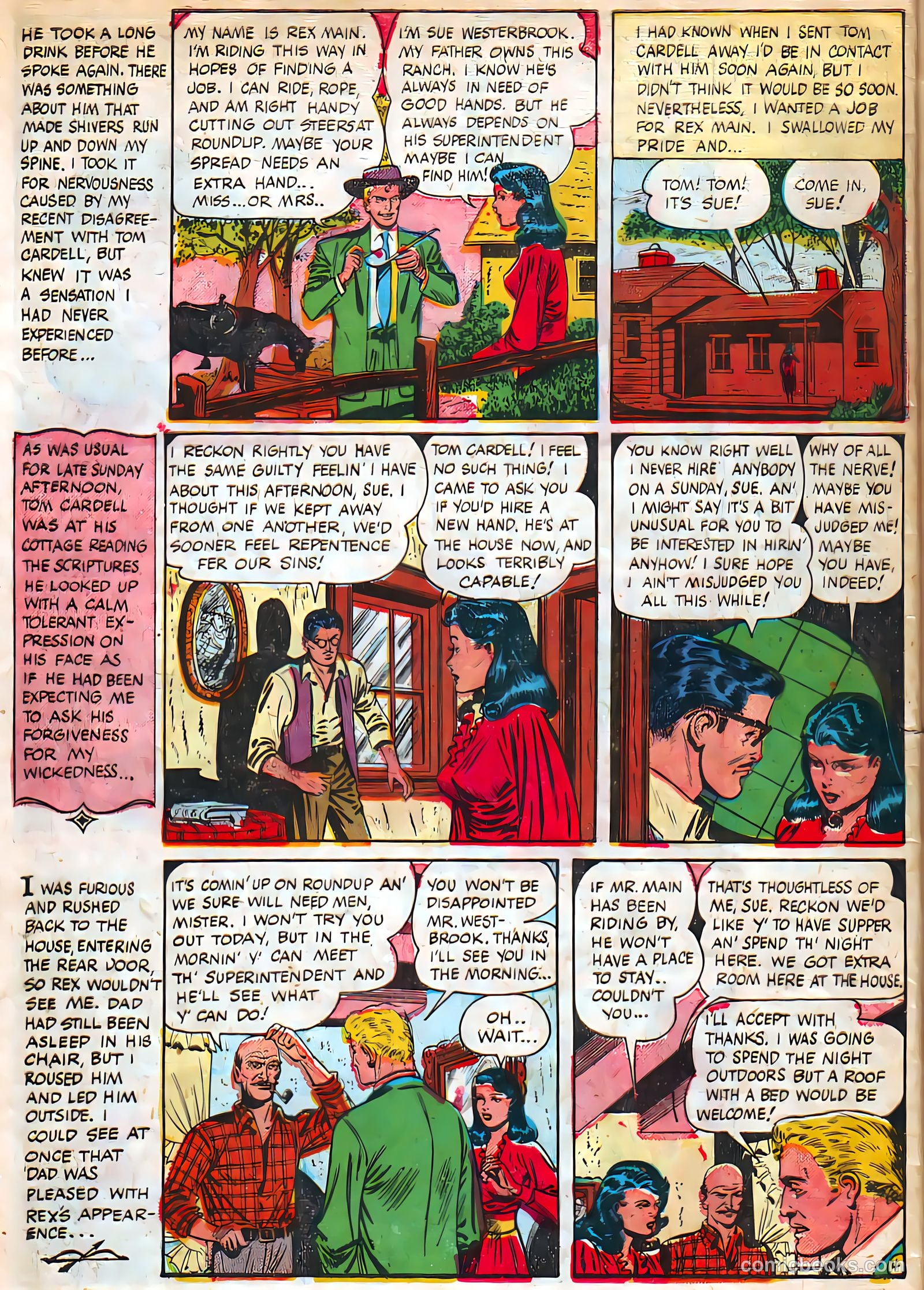 Target Western Romances #107 (1949) — page 30 of 36