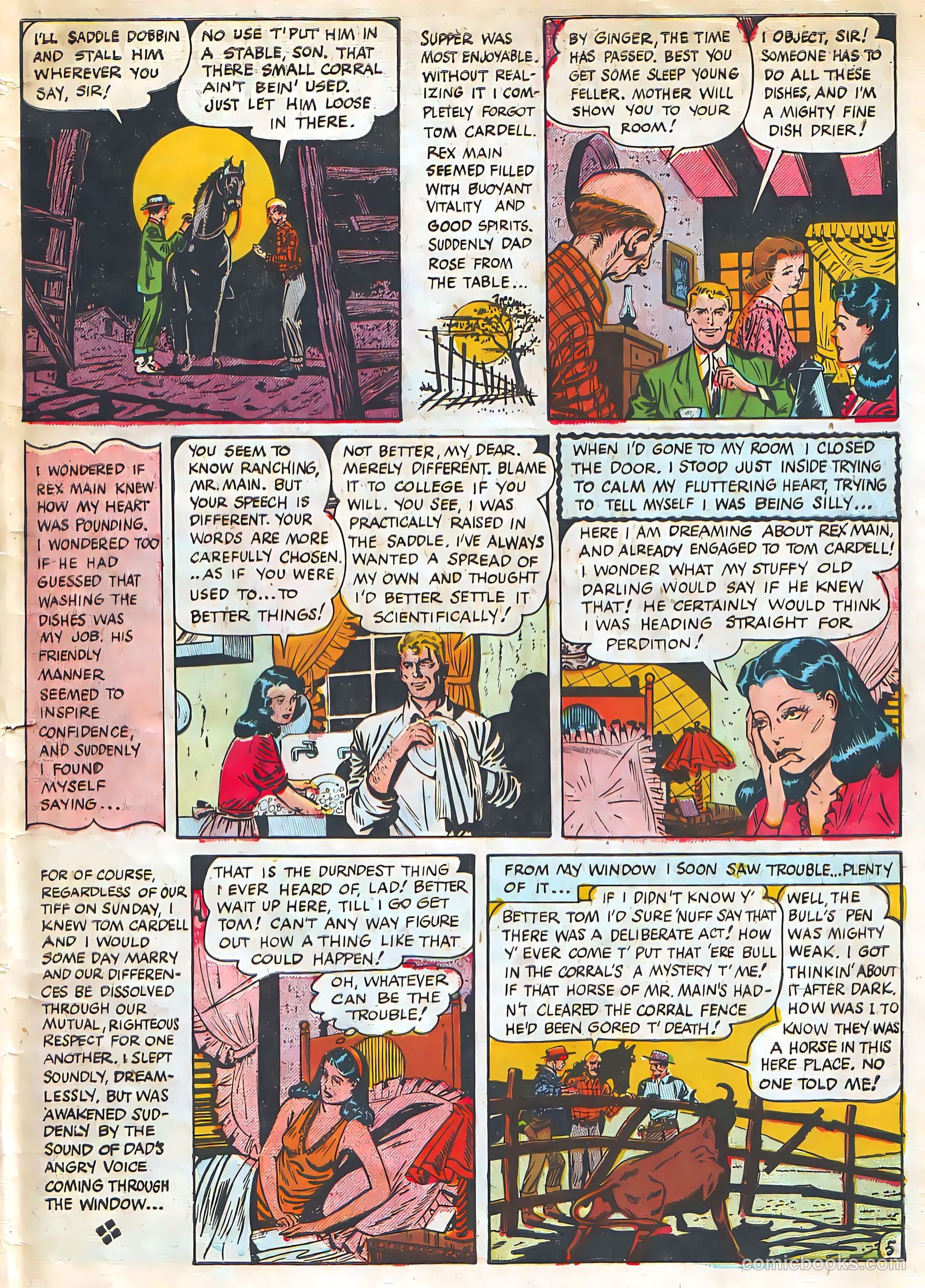 Target Western Romances #107 (1949) — page 31 of 36