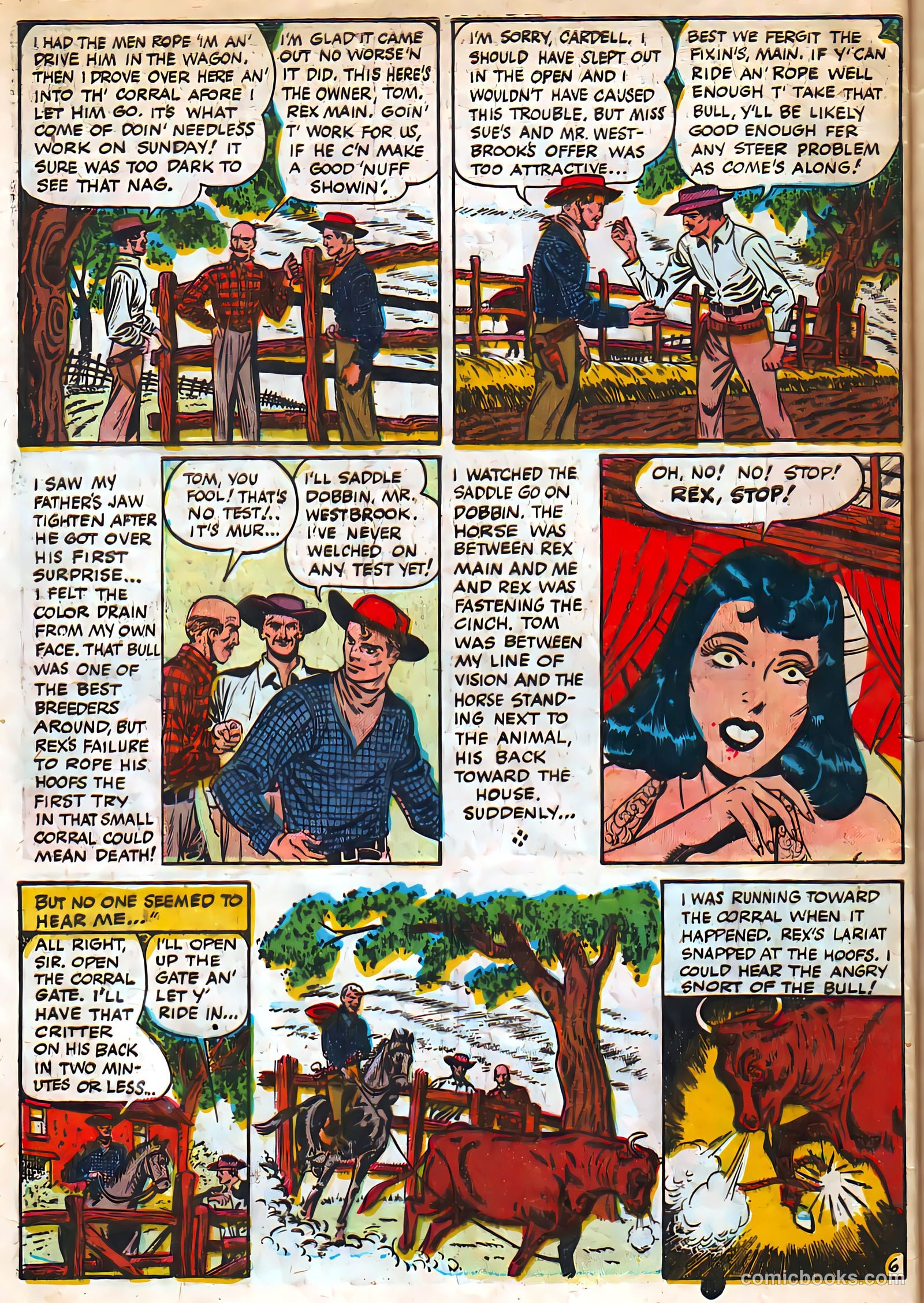 Target Western Romances #107 (1949) — page 32 of 36