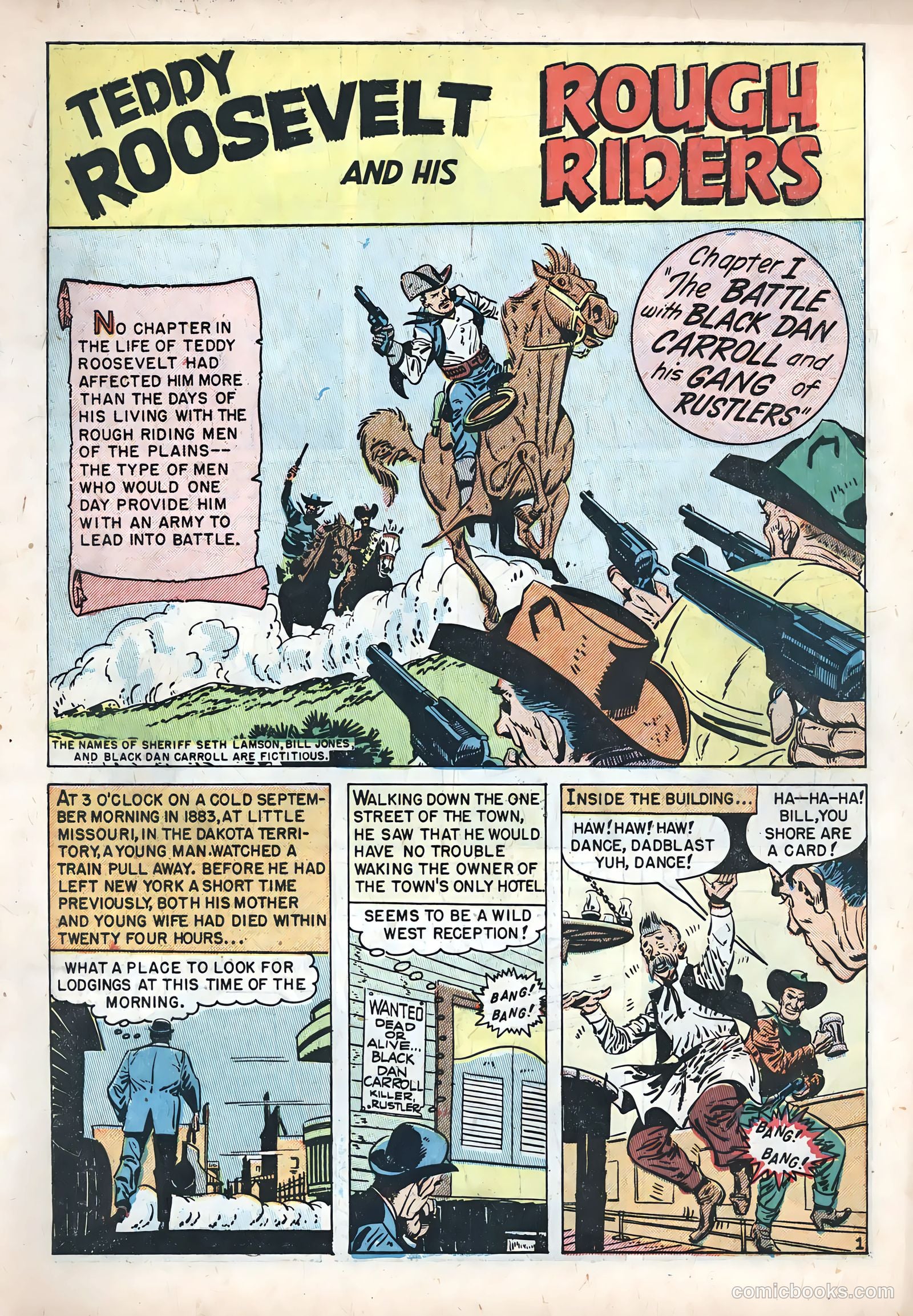Teddy Roosevelt and His Rough Riders #1 (1950) — page 3 of 36