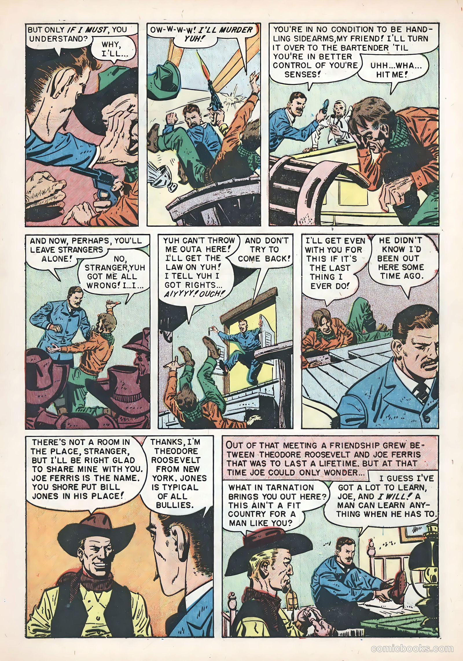 Teddy Roosevelt and His Rough Riders #1 (1950) — page 5 of 36