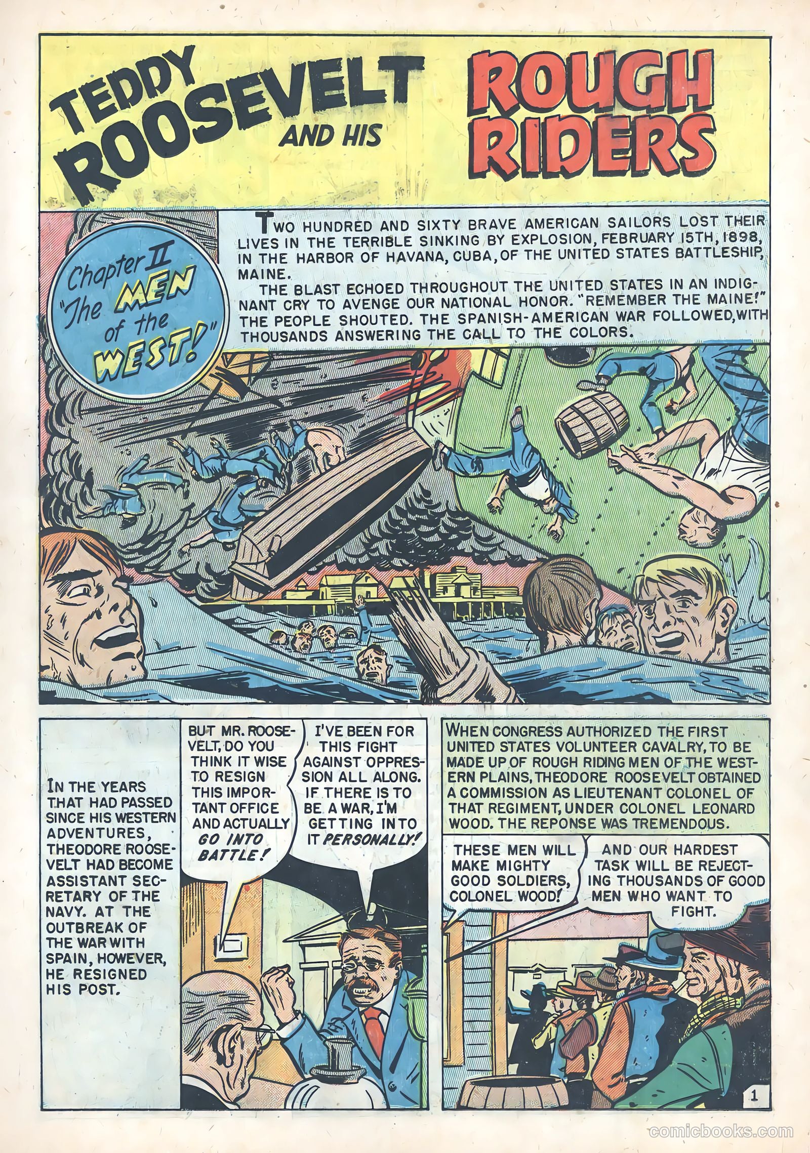 Teddy Roosevelt and His Rough Riders #1 (1950) — page 11 of 36