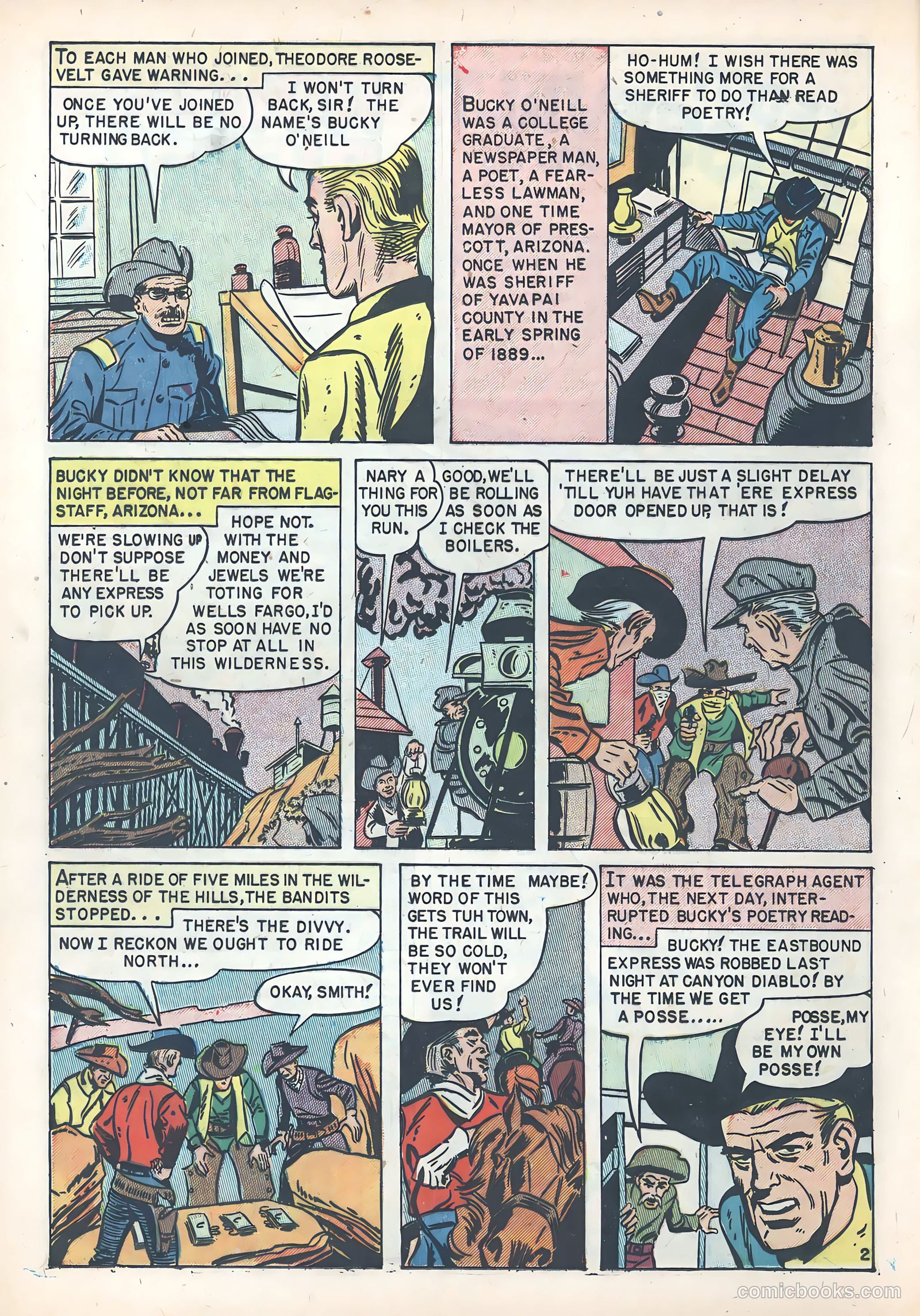 Teddy Roosevelt and His Rough Riders #1 (1950) — page 12 of 36