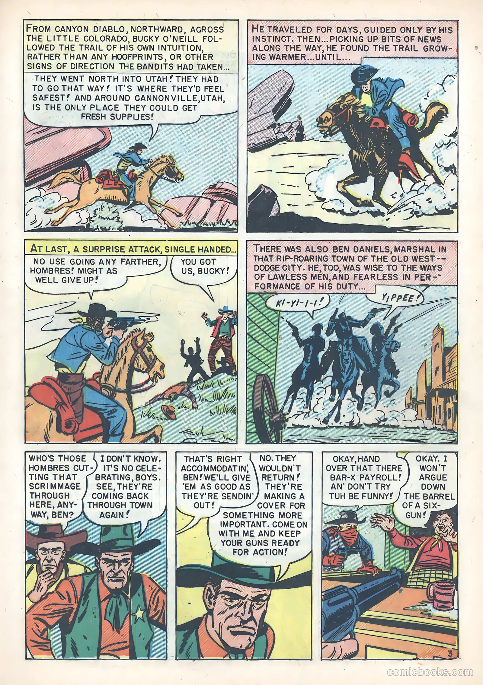Teddy Roosevelt and His Rough Riders #1 (1950) — page 13 of 36