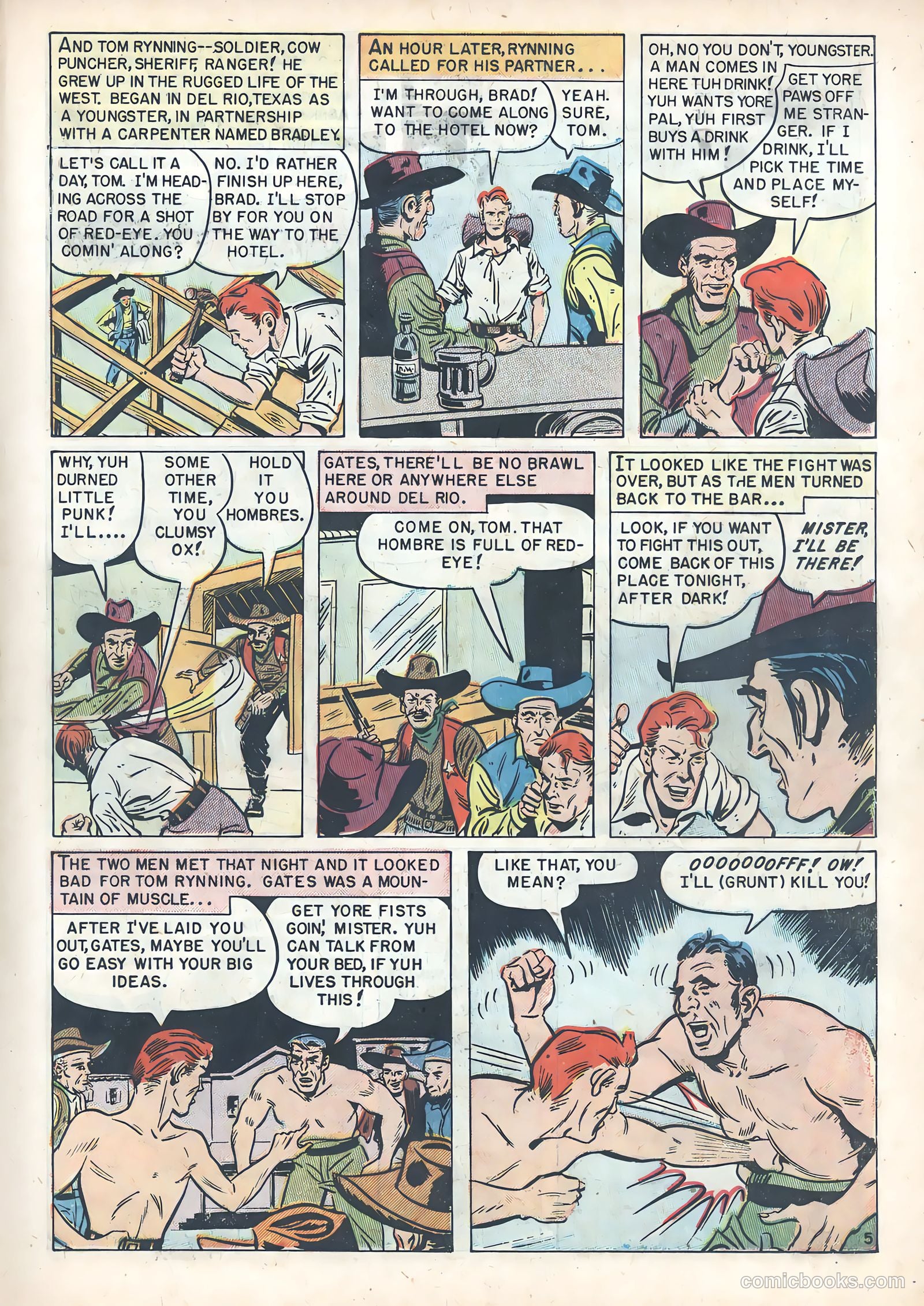 Teddy Roosevelt and His Rough Riders #1 (1950) — page 15 of 36