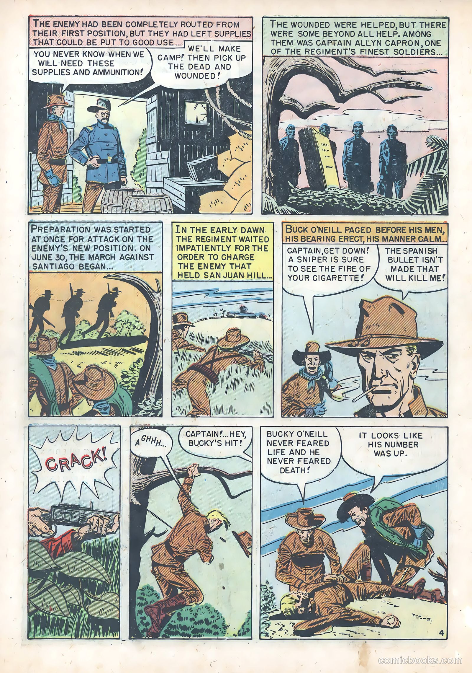 Teddy Roosevelt and His Rough Riders #1 (1950) — page 22 of 36