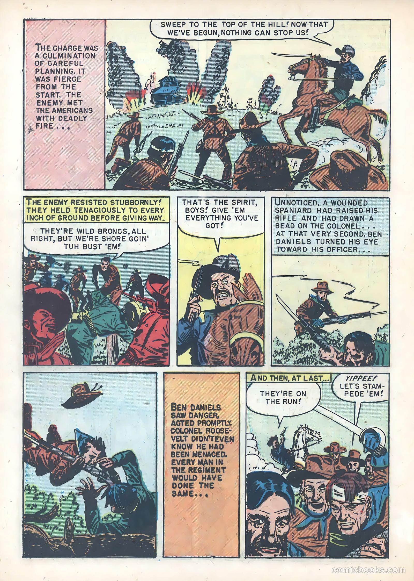 Teddy Roosevelt and His Rough Riders #1 (1950) — page 24 of 36