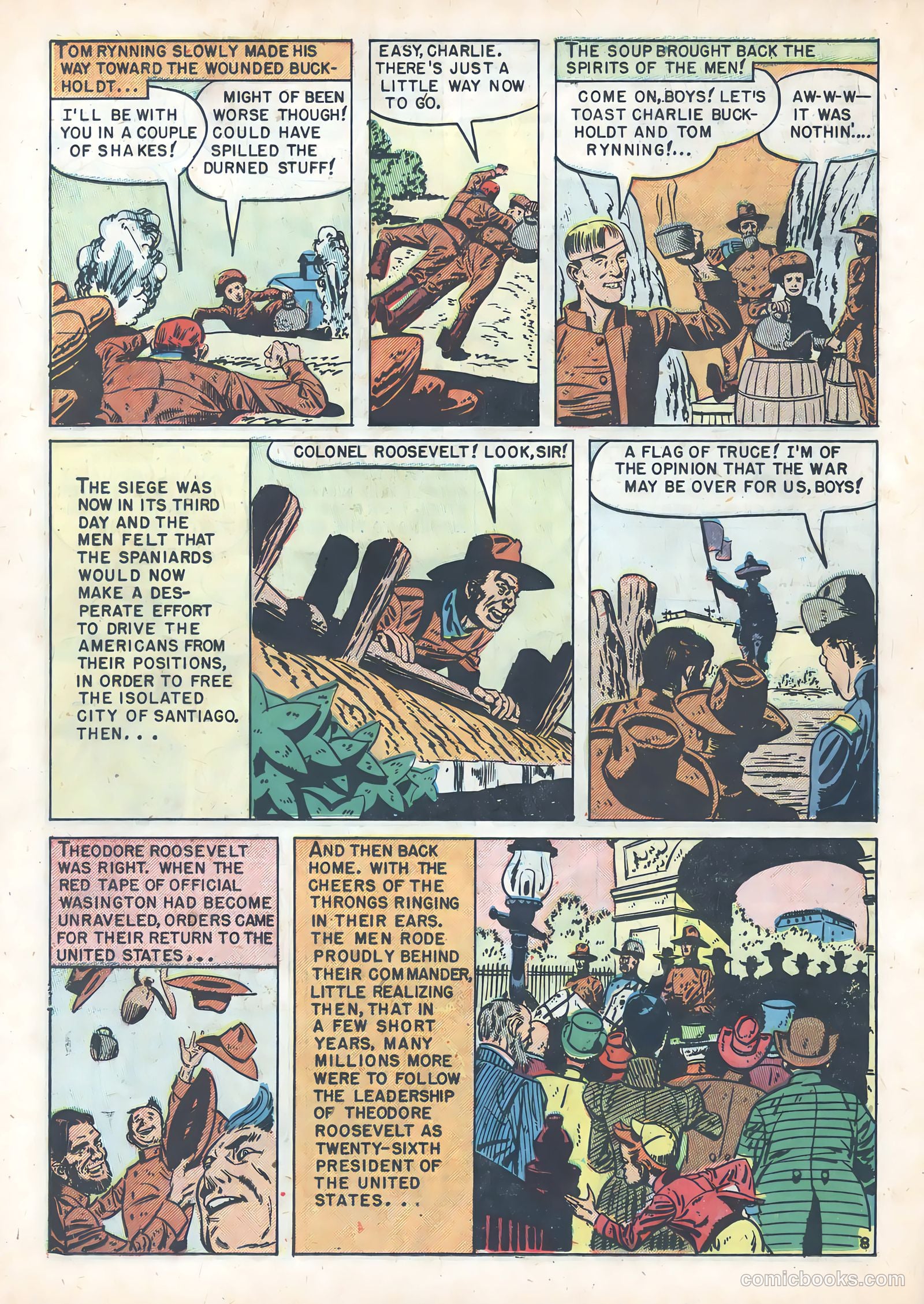 Teddy Roosevelt and His Rough Riders #1 (1950) — page 26 of 36