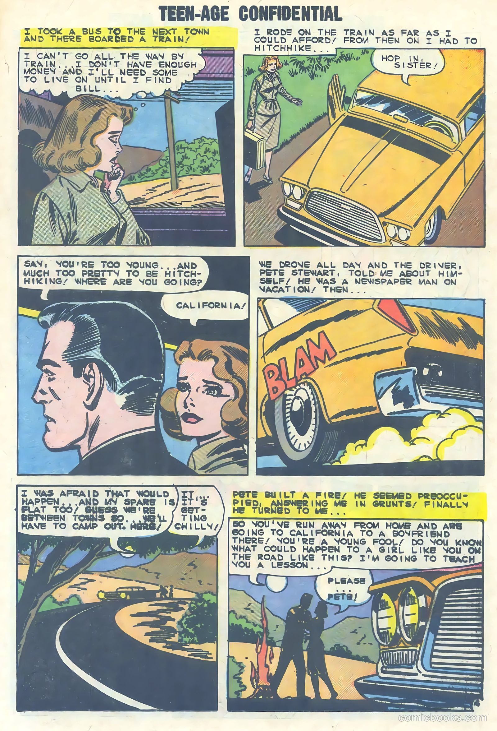 Teen-Age Confidential Confessions #1 (1960) — page 22 of 36