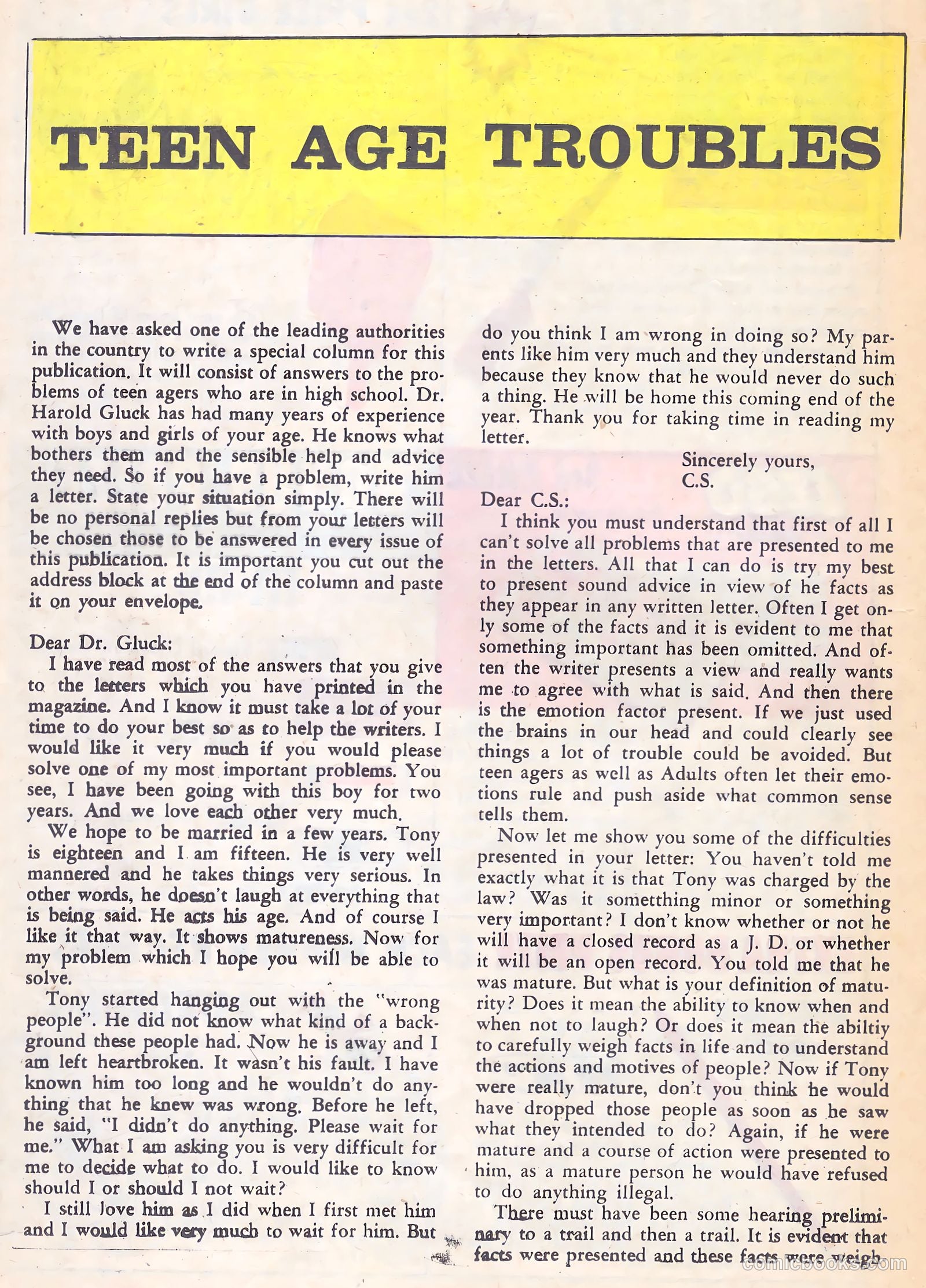 Teen-Age Confidential Confessions #16 (1963) — page 20 of 36