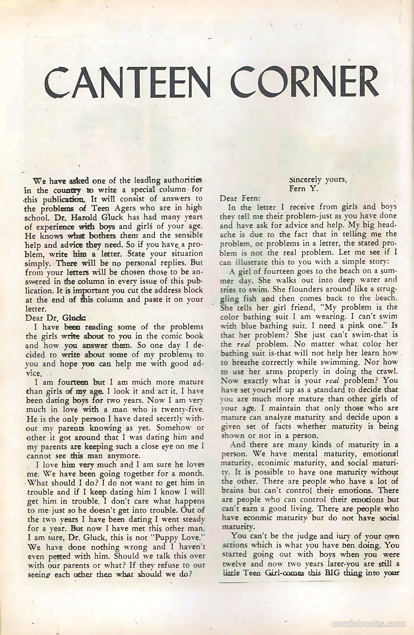 Teen-Age Confidential Confessions #22 (1964) — page 20 of 36