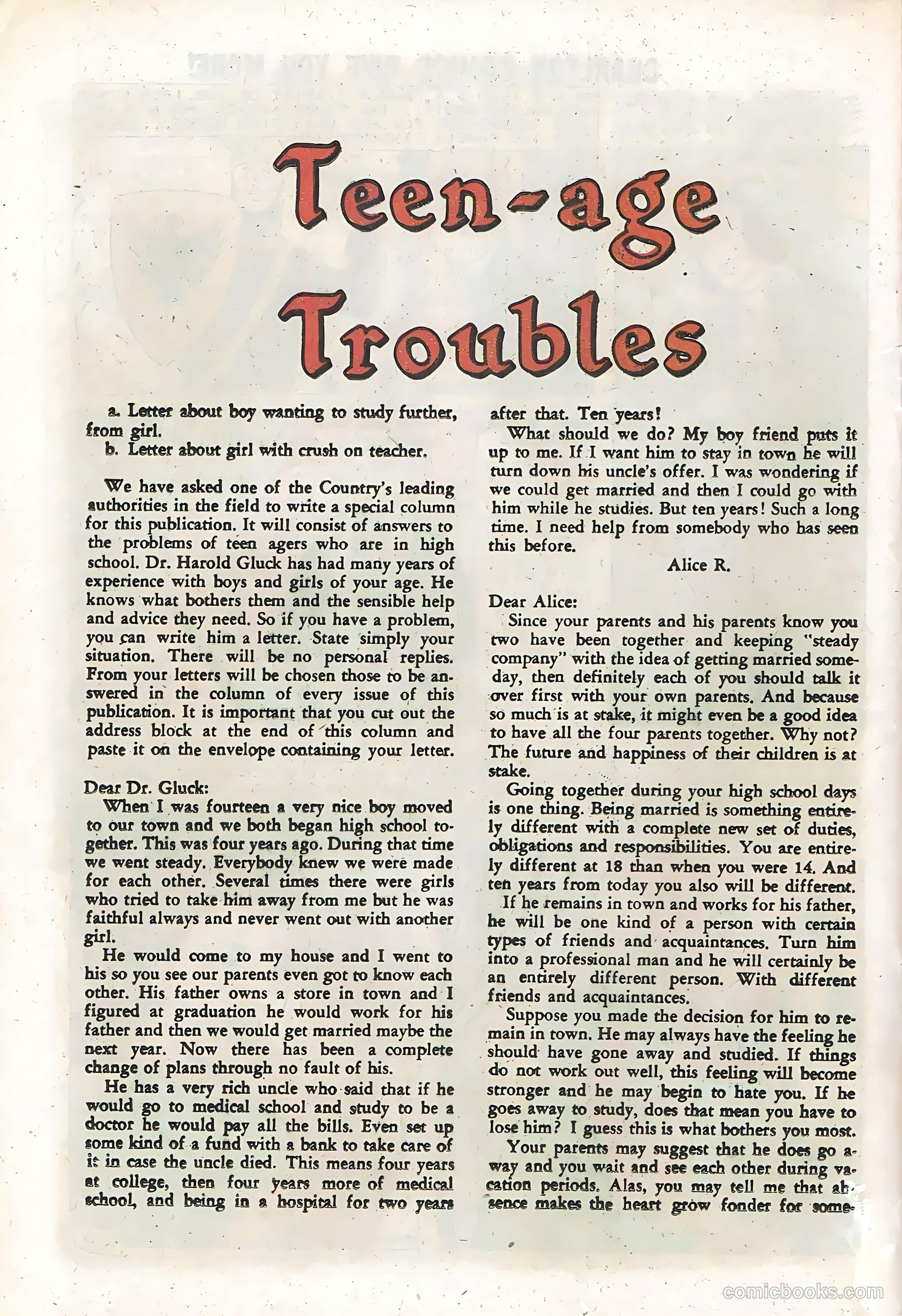 Teen-Age Confidential Confessions #5 (1961) — page 20 of 36