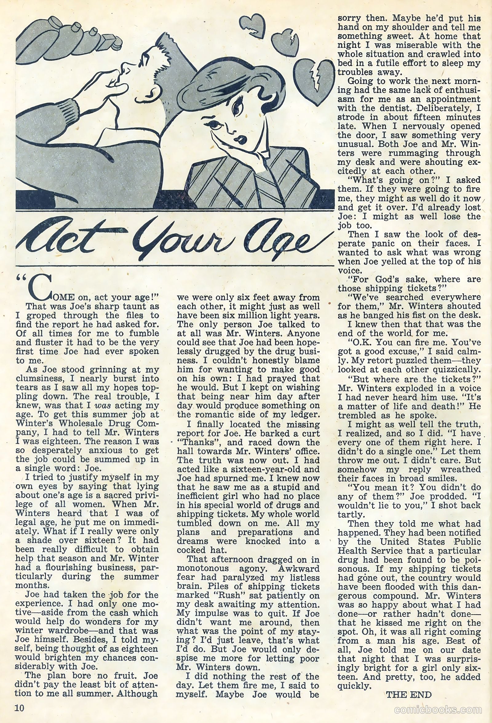 Teen-Age Diary Secrets #4 (1949) — page 10 of 53