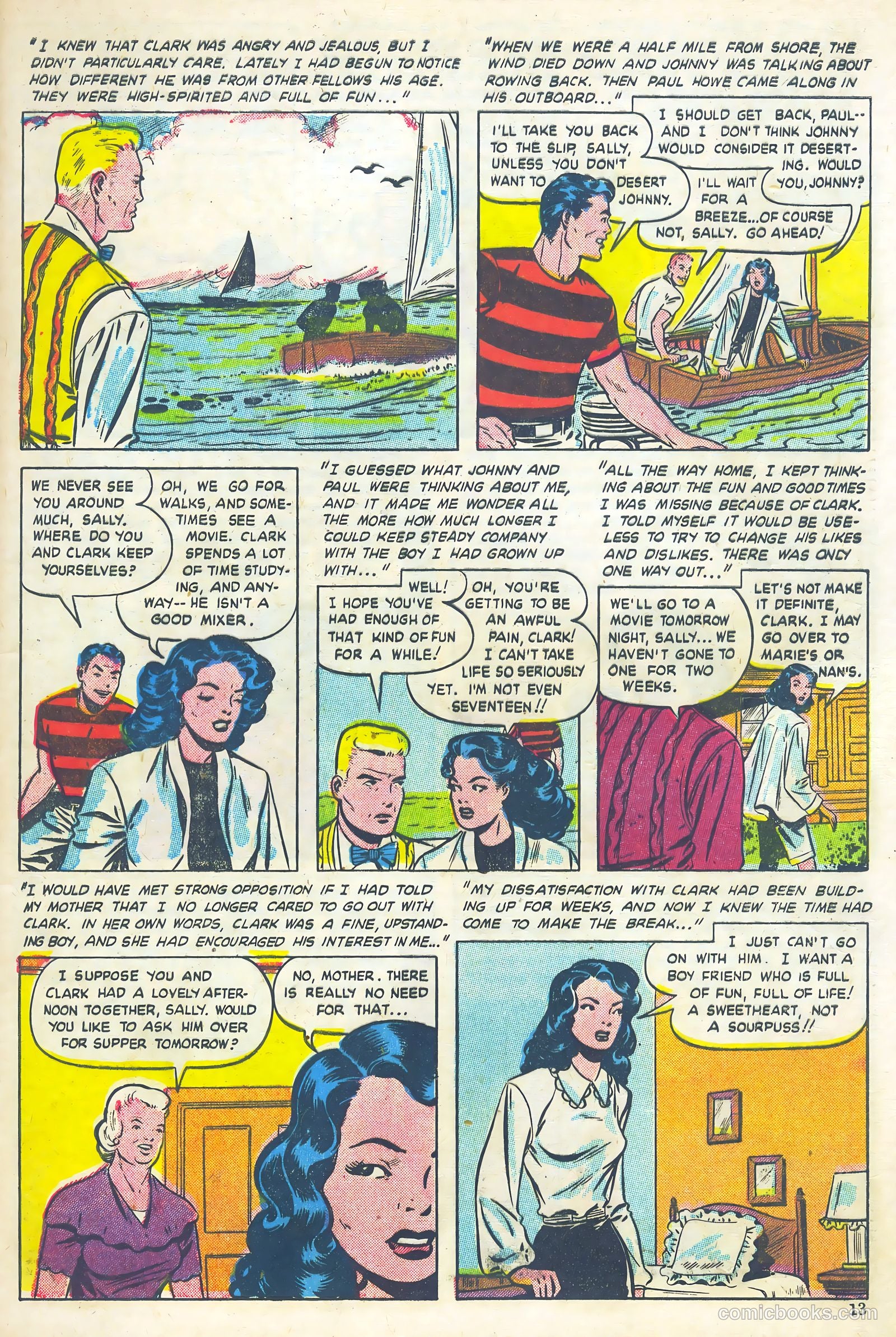 Teen-Age Diary Secrets #4 (1949) — page 13 of 53