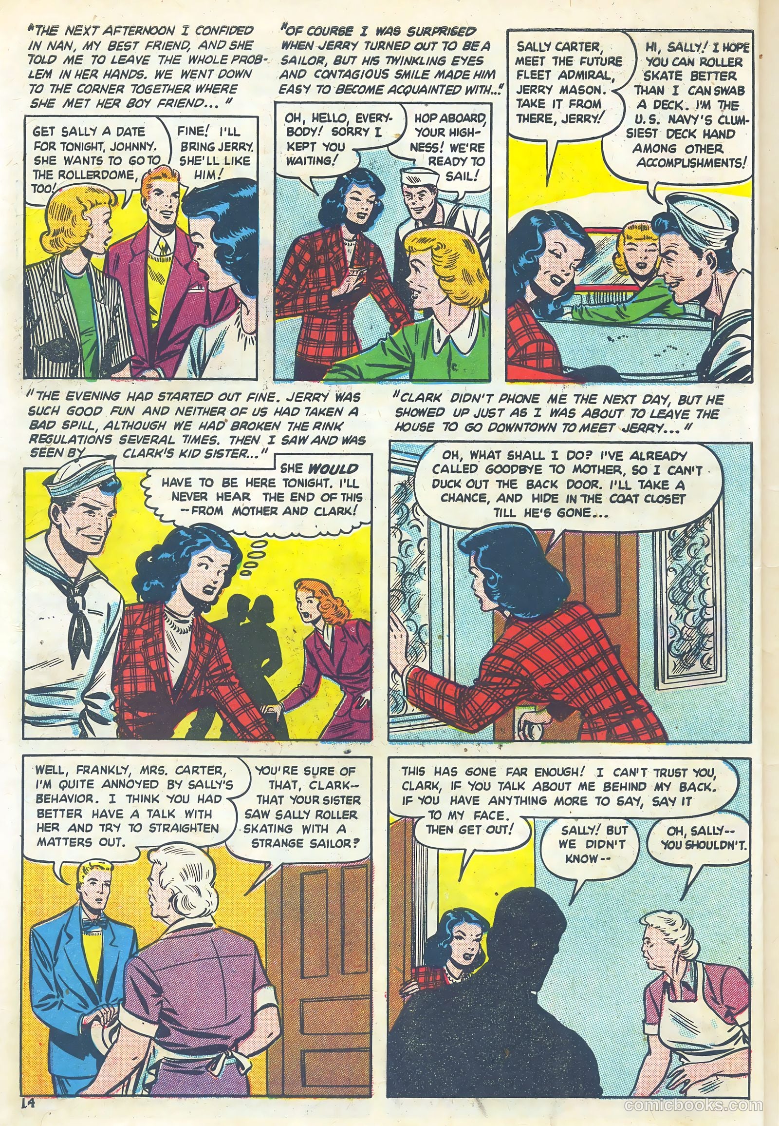 Teen-Age Diary Secrets #4 (1949) — page 14 of 53