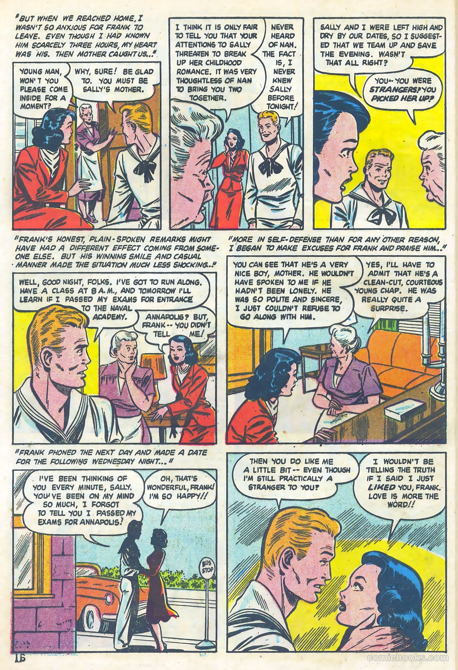 Teen-Age Diary Secrets #4 (1949) — page 16 of 53