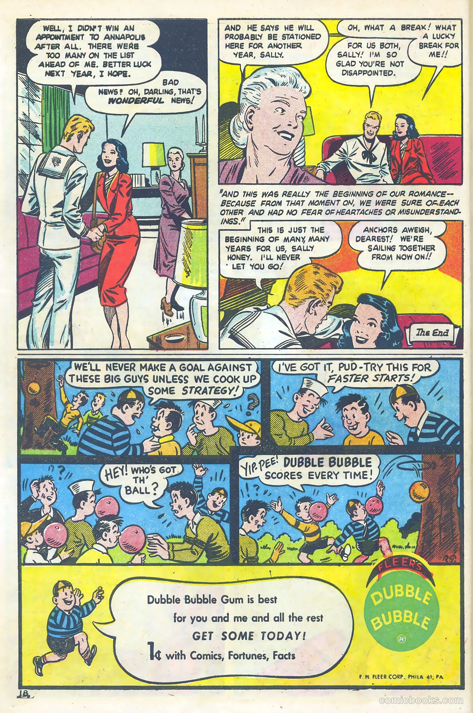 Teen-Age Diary Secrets #4 (1949) — page 18 of 53