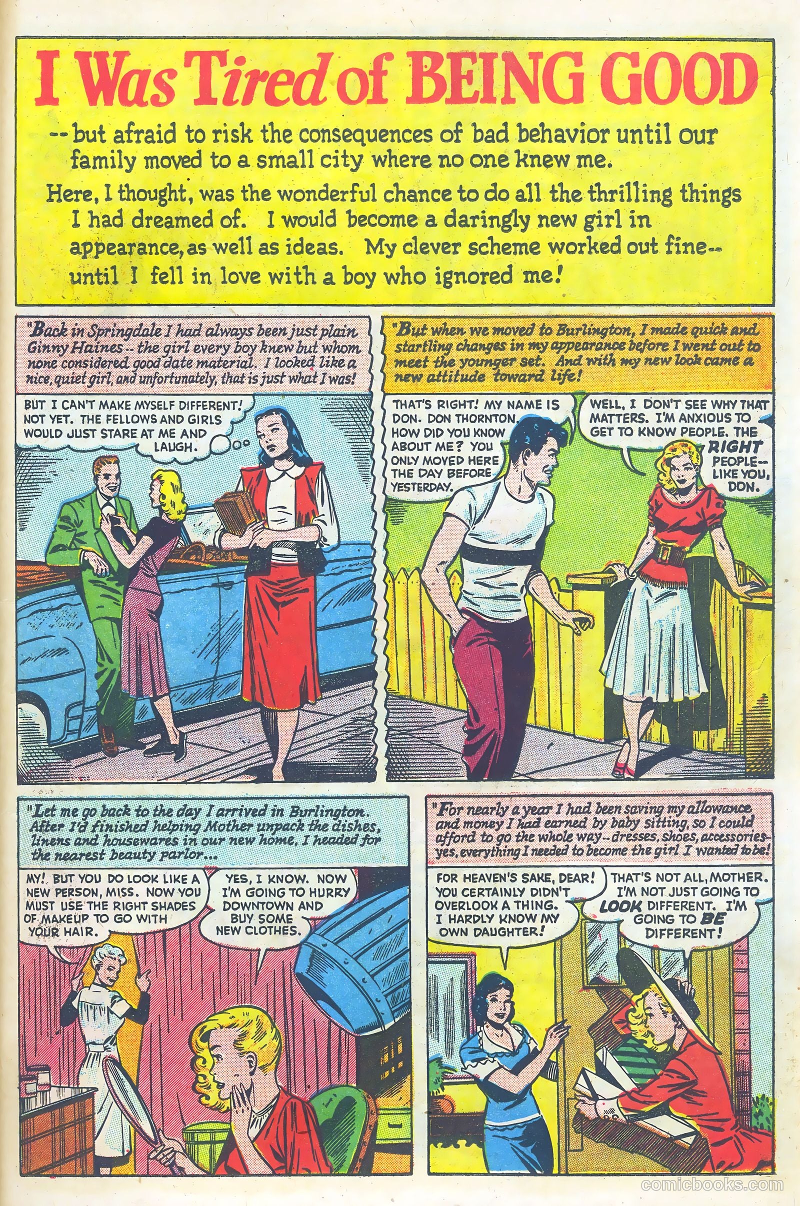 Teen-Age Diary Secrets #4 (1949) — page 19 of 53