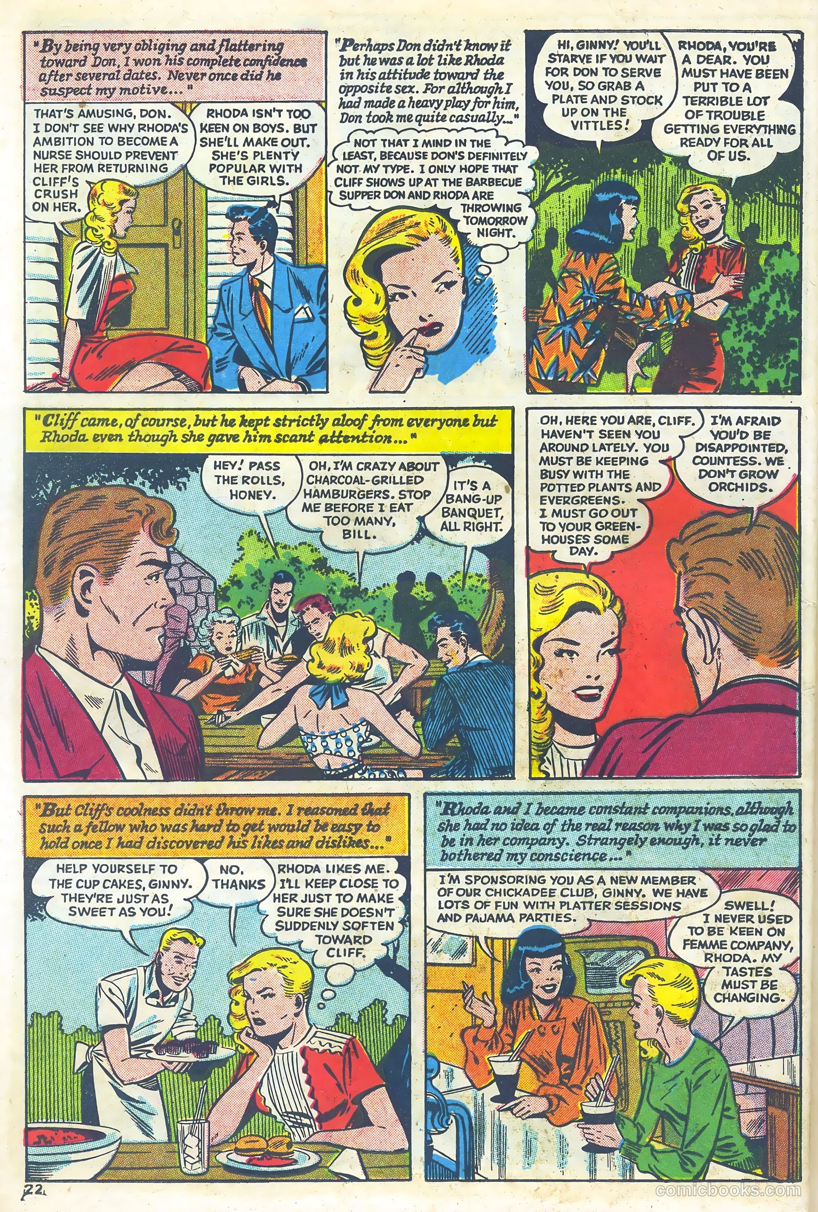 Teen-Age Diary Secrets #4 (1949) — page 22 of 53