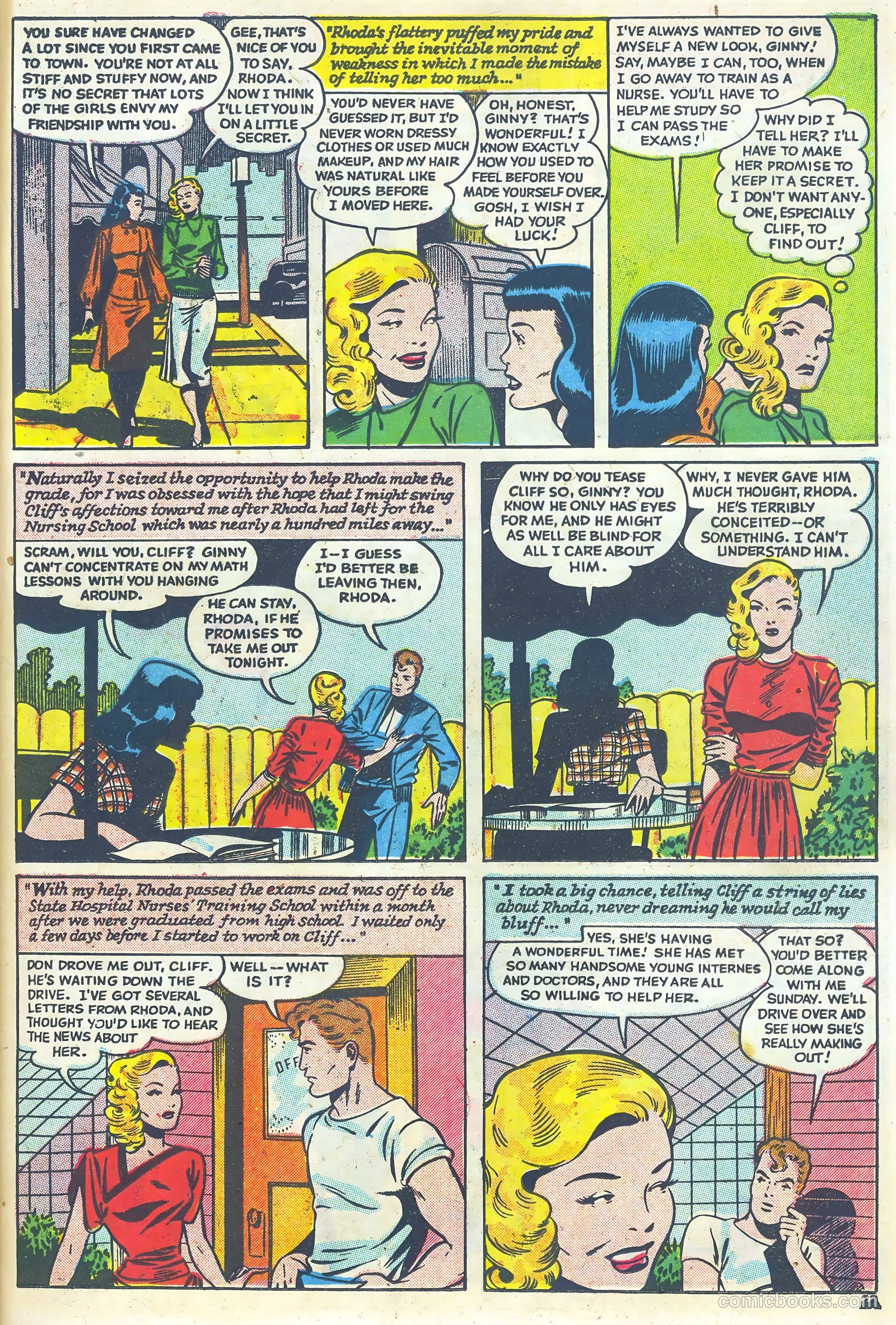 Teen-Age Diary Secrets #4 (1949) — page 23 of 53
