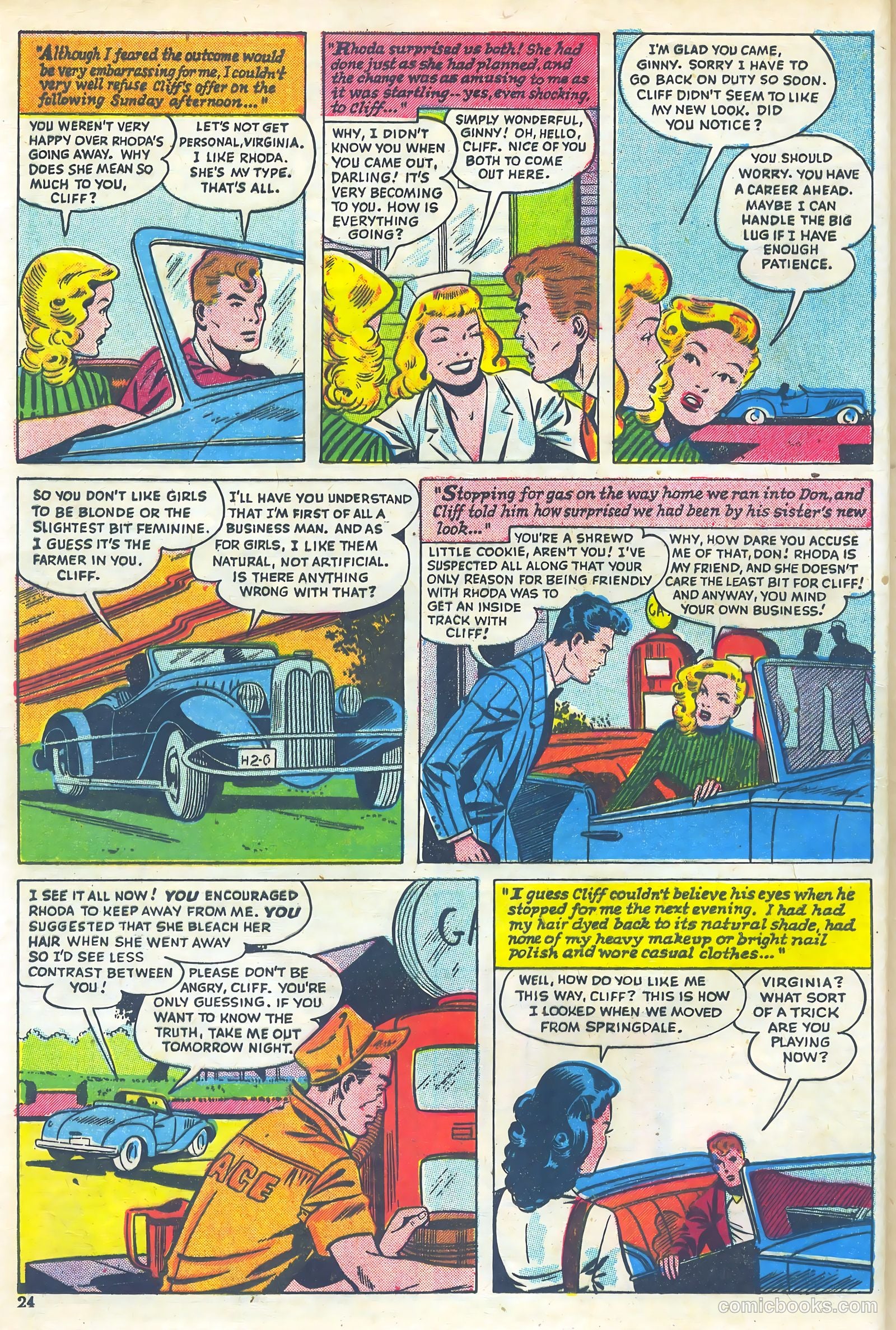 Teen-Age Diary Secrets #4 (1949) — page 24 of 53