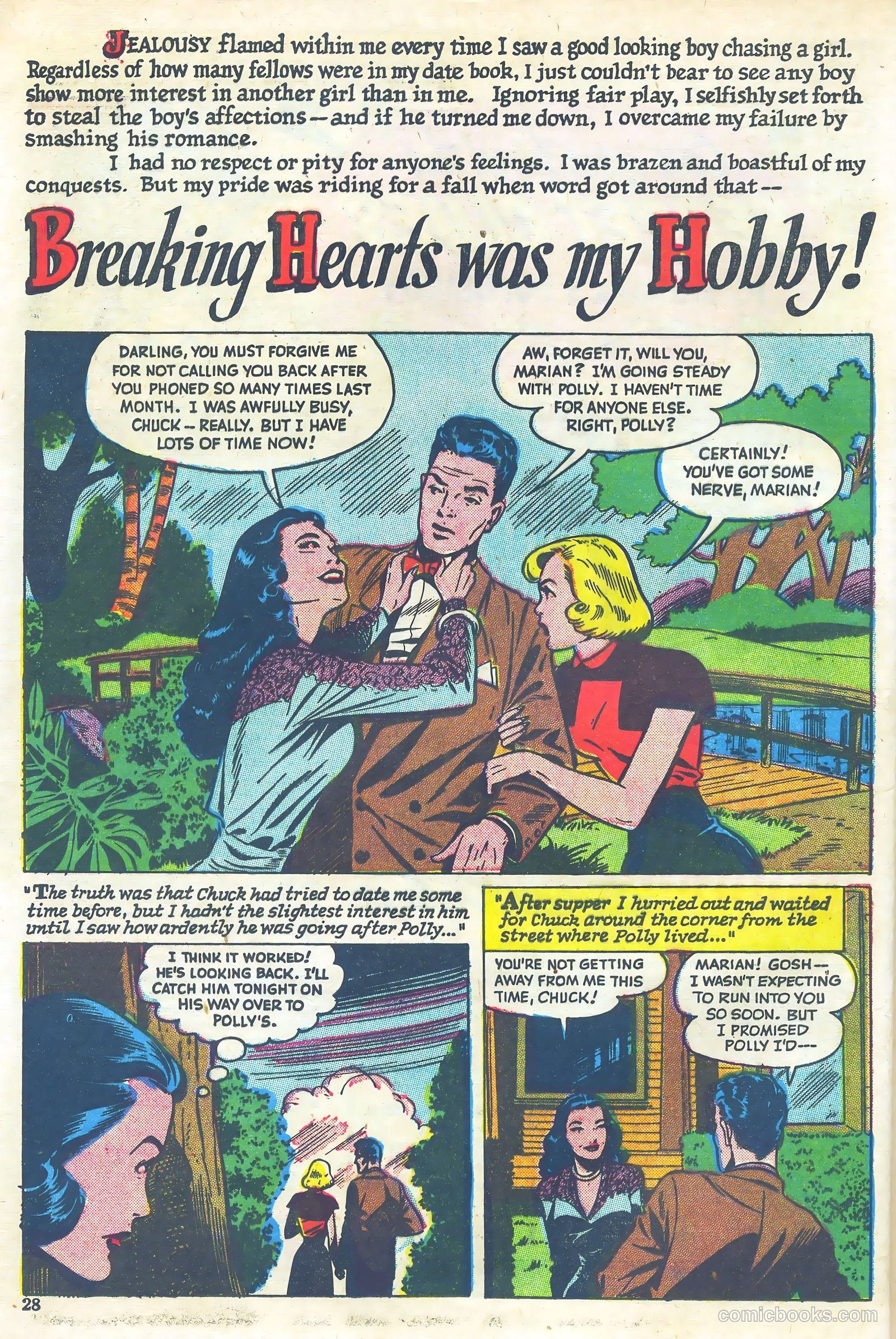Teen-Age Diary Secrets #4 (1949) — page 28 of 53