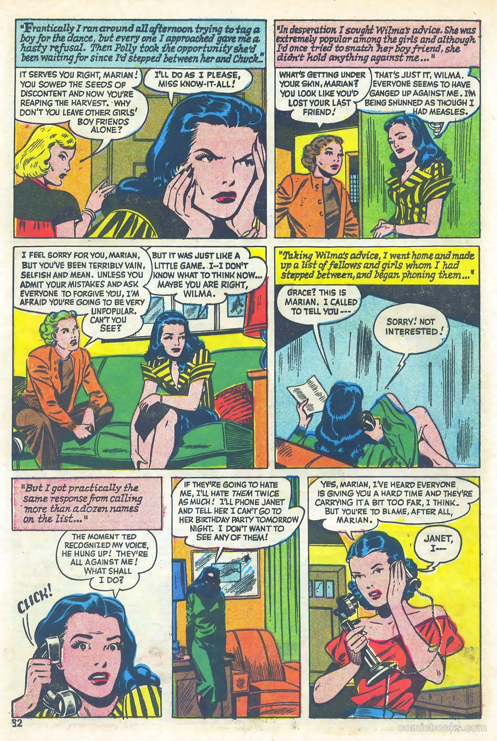 Teen-Age Diary Secrets #4 (1949) — page 32 of 53