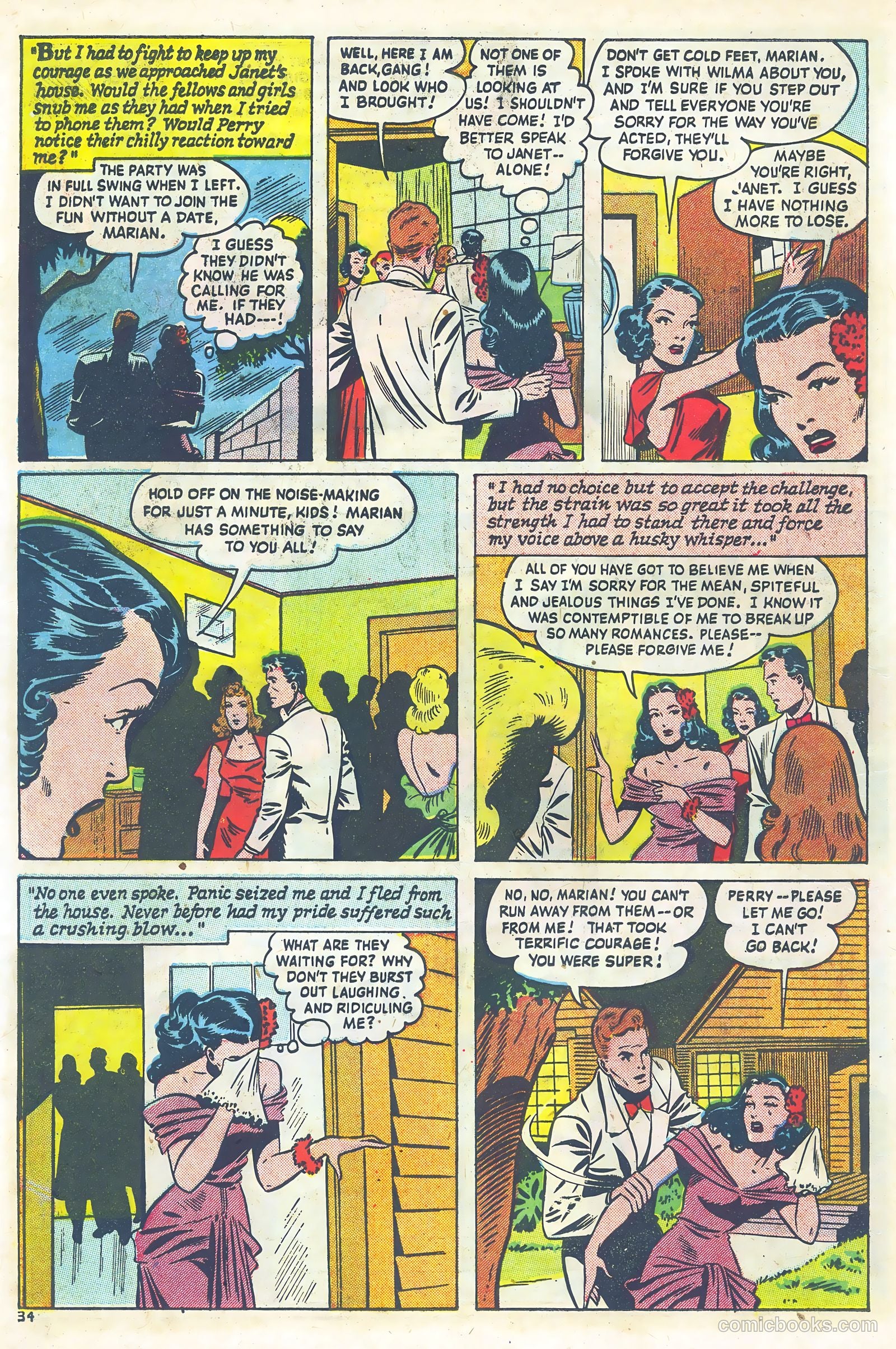 Teen-Age Diary Secrets #4 (1949) — page 34 of 53