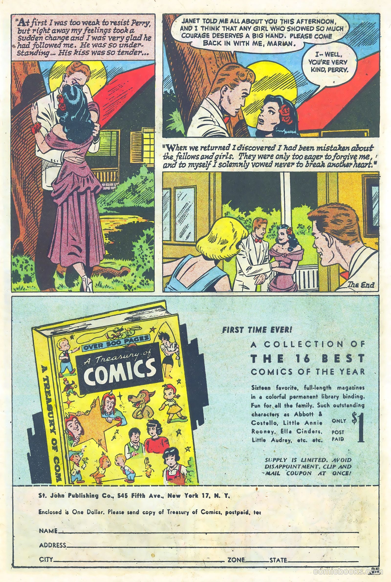 Teen-Age Diary Secrets #4 (1949) — page 35 of 53