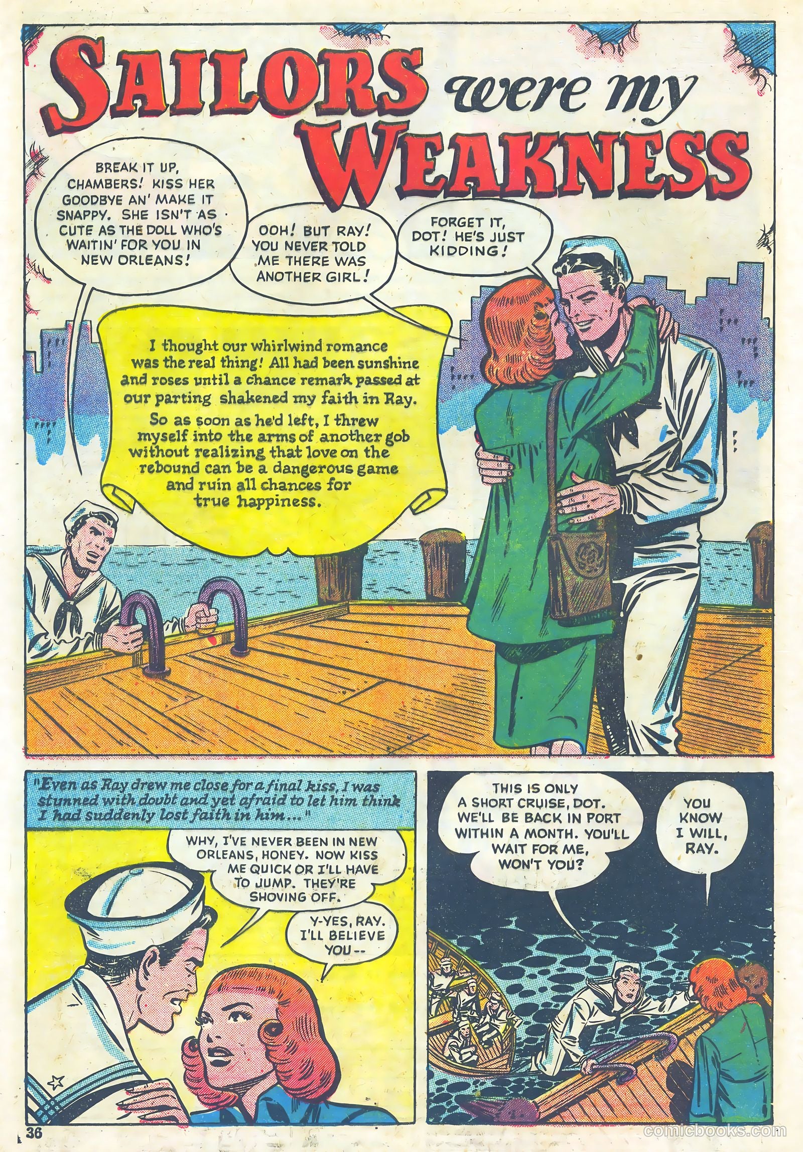 Teen-Age Diary Secrets #4 (1949) — page 36 of 53