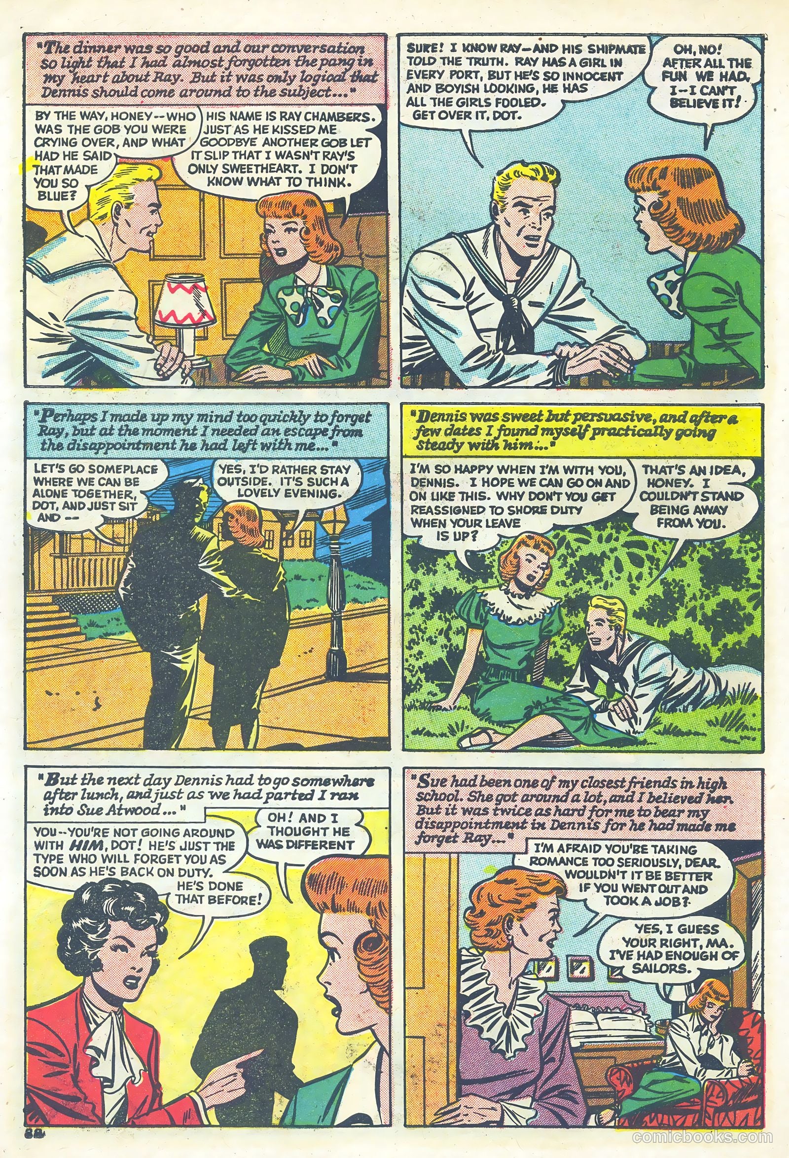 Teen-Age Diary Secrets #4 (1949) — page 38 of 53