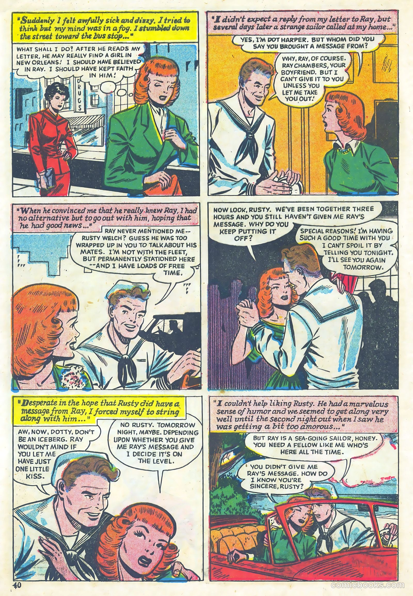 Teen-Age Diary Secrets #4 (1949) — page 40 of 53