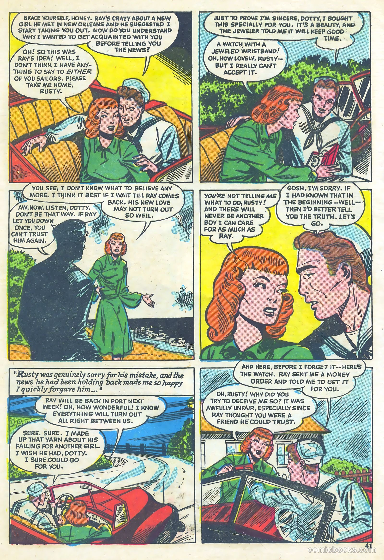 Teen-Age Diary Secrets #4 (1949) — page 41 of 53