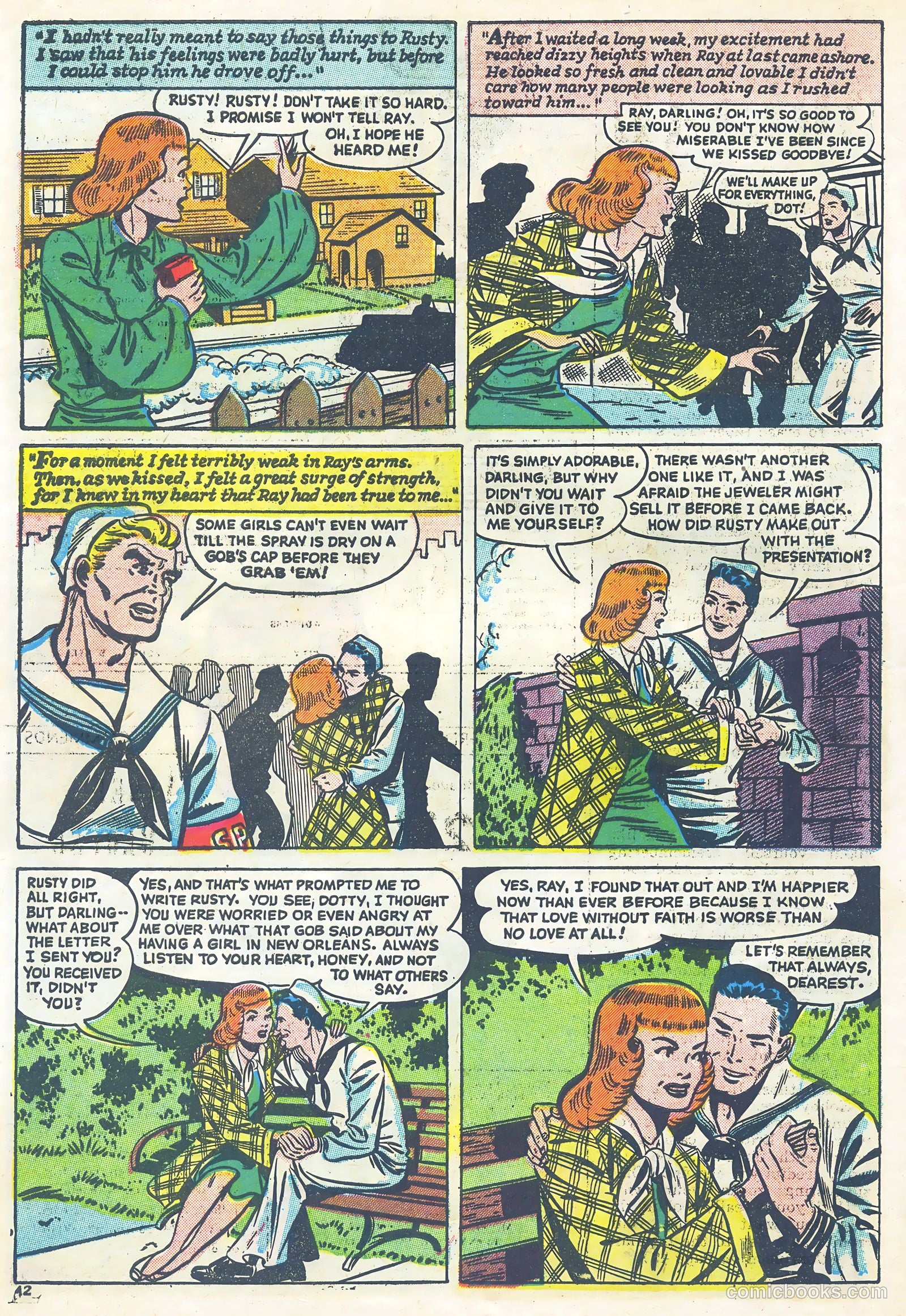 Teen-Age Diary Secrets #4 (1949) — page 42 of 53
