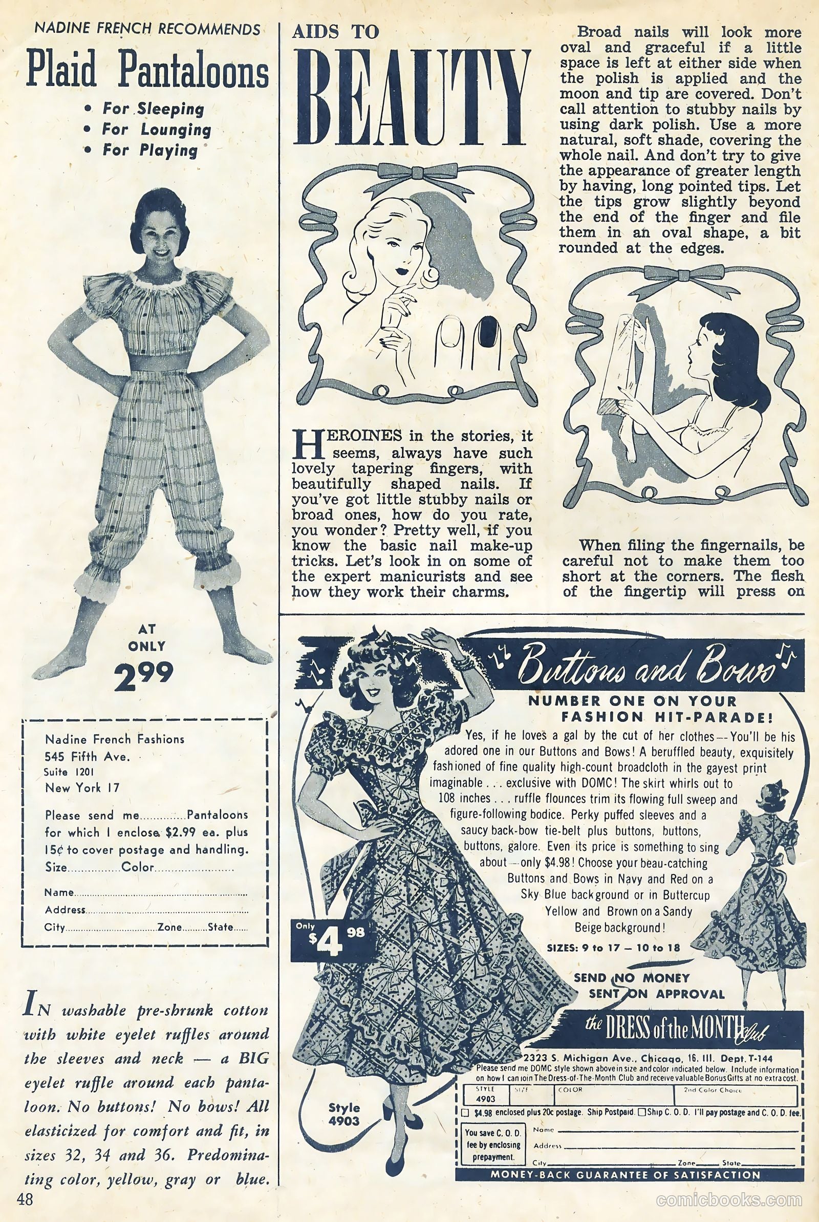 Teen-Age Diary Secrets #4 (1949) — page 48 of 53