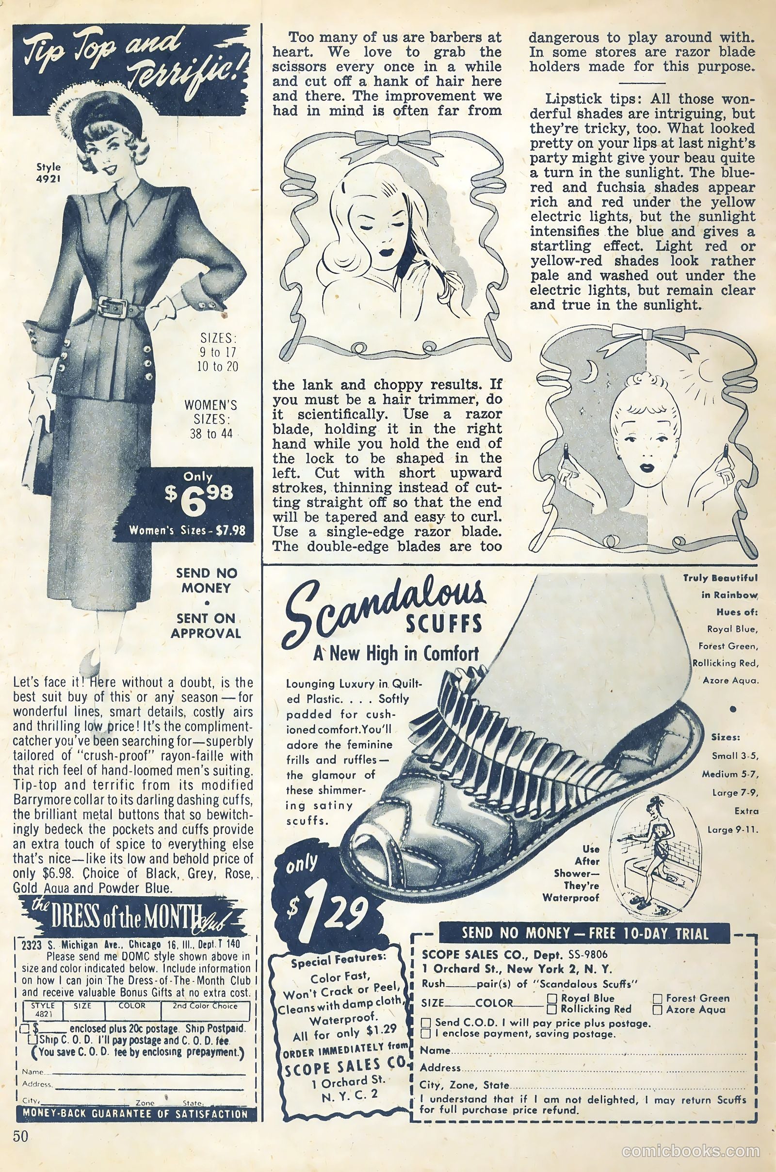 Teen-Age Diary Secrets #4 (1949) — page 50 of 53