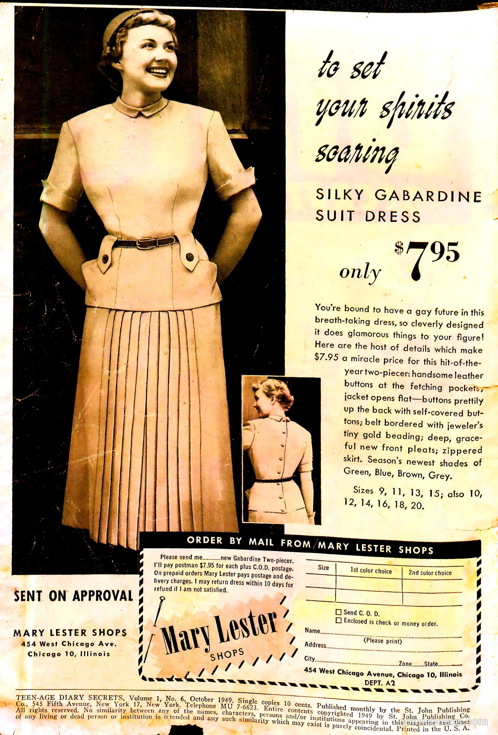 Teen-Age Diary Secrets #6 (1949) — page 2 of 36