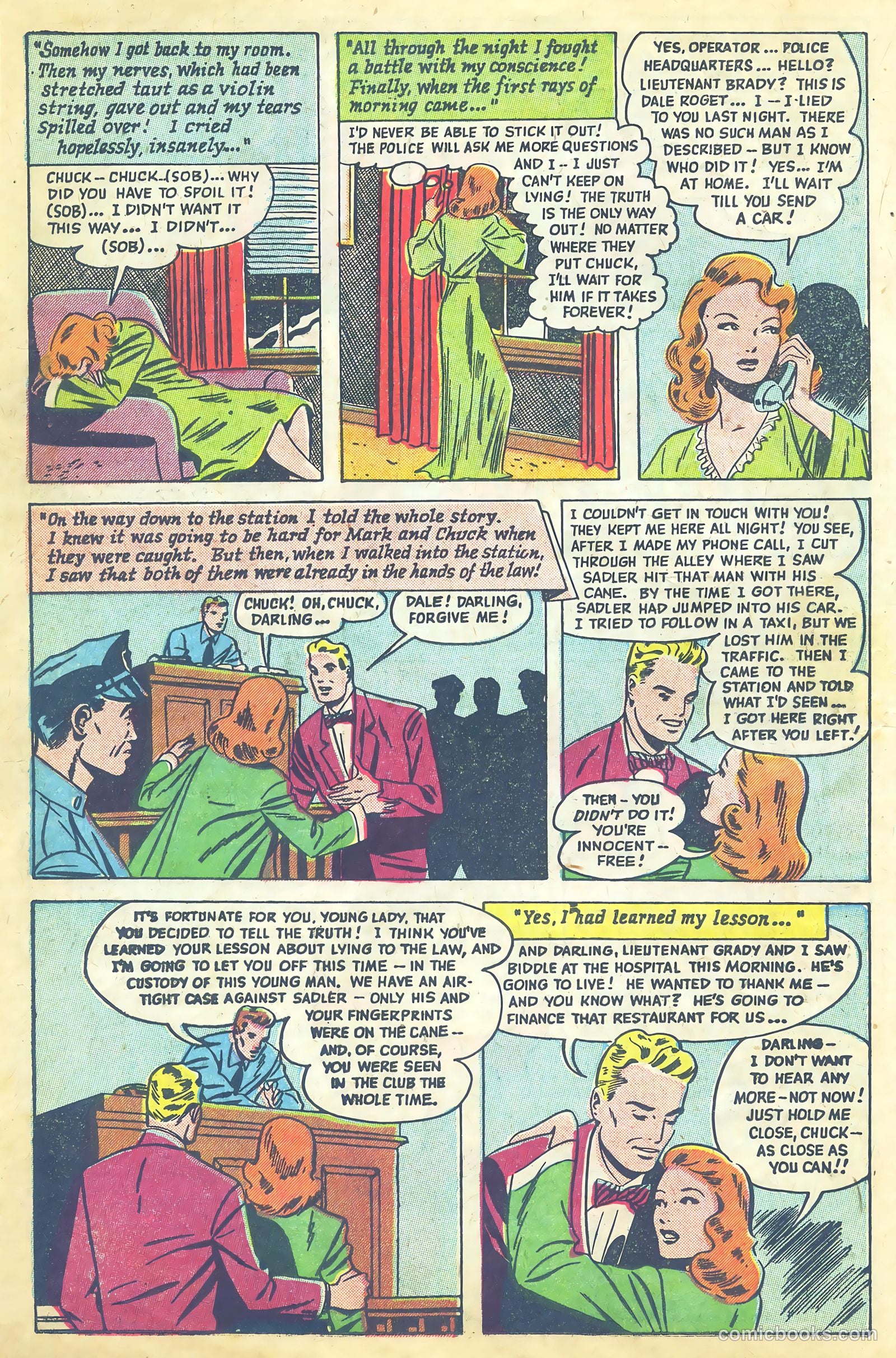 Teen-Age Diary Secrets #8 (1950) — page 19 of 38