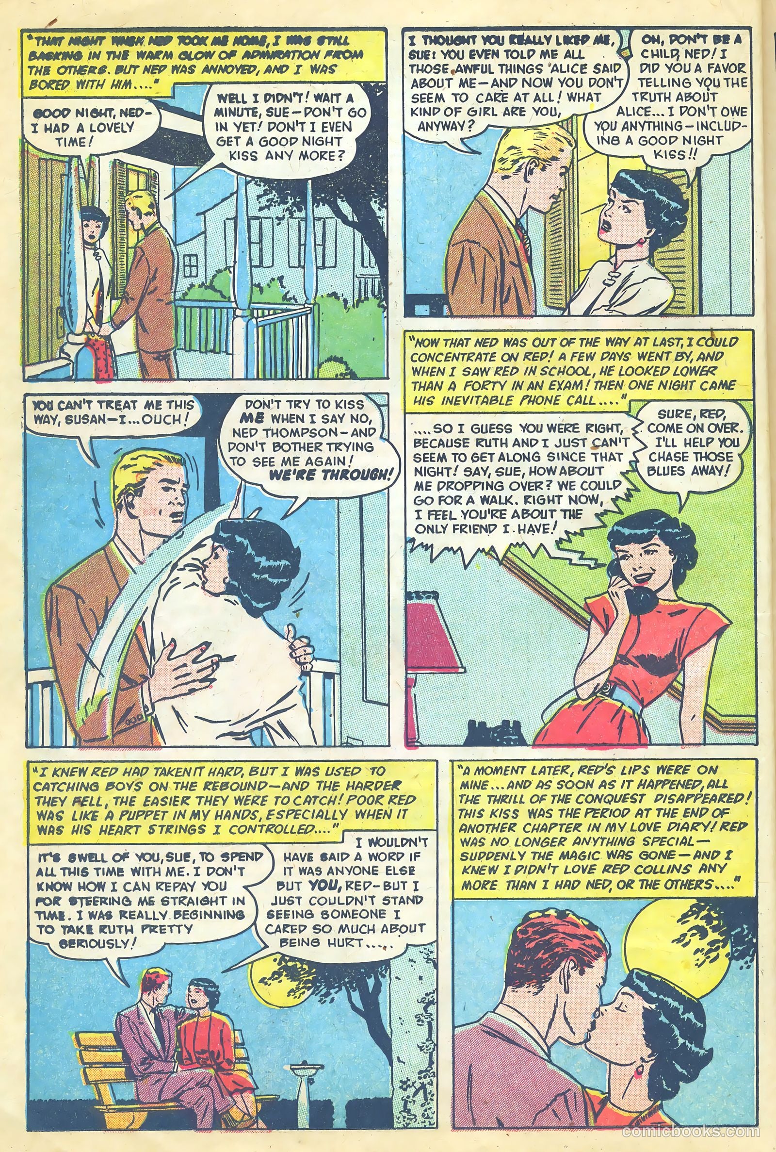Teen-Age Diary Secrets #8 (1950) — page 23 of 38